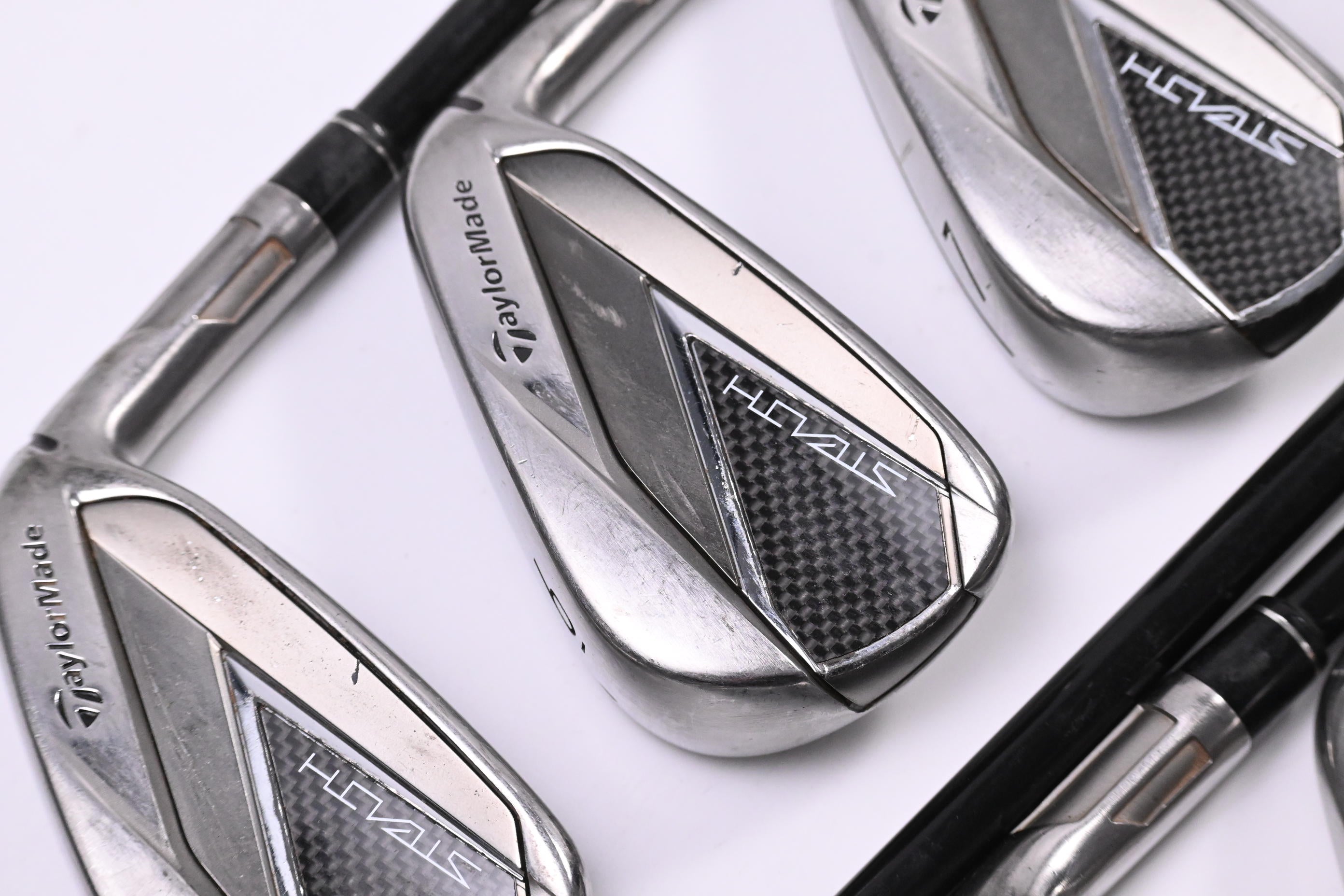 Taylormade Stealth Irons / 4-PW+GW+SW+LW / Stiff Flex Ventus Red 7 Shafts