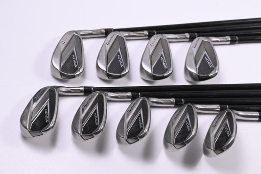 Taylormade Stealth Irons / 4-PW+GW+SW+LW / Stiff Flex Ventus Red 7 Shafts