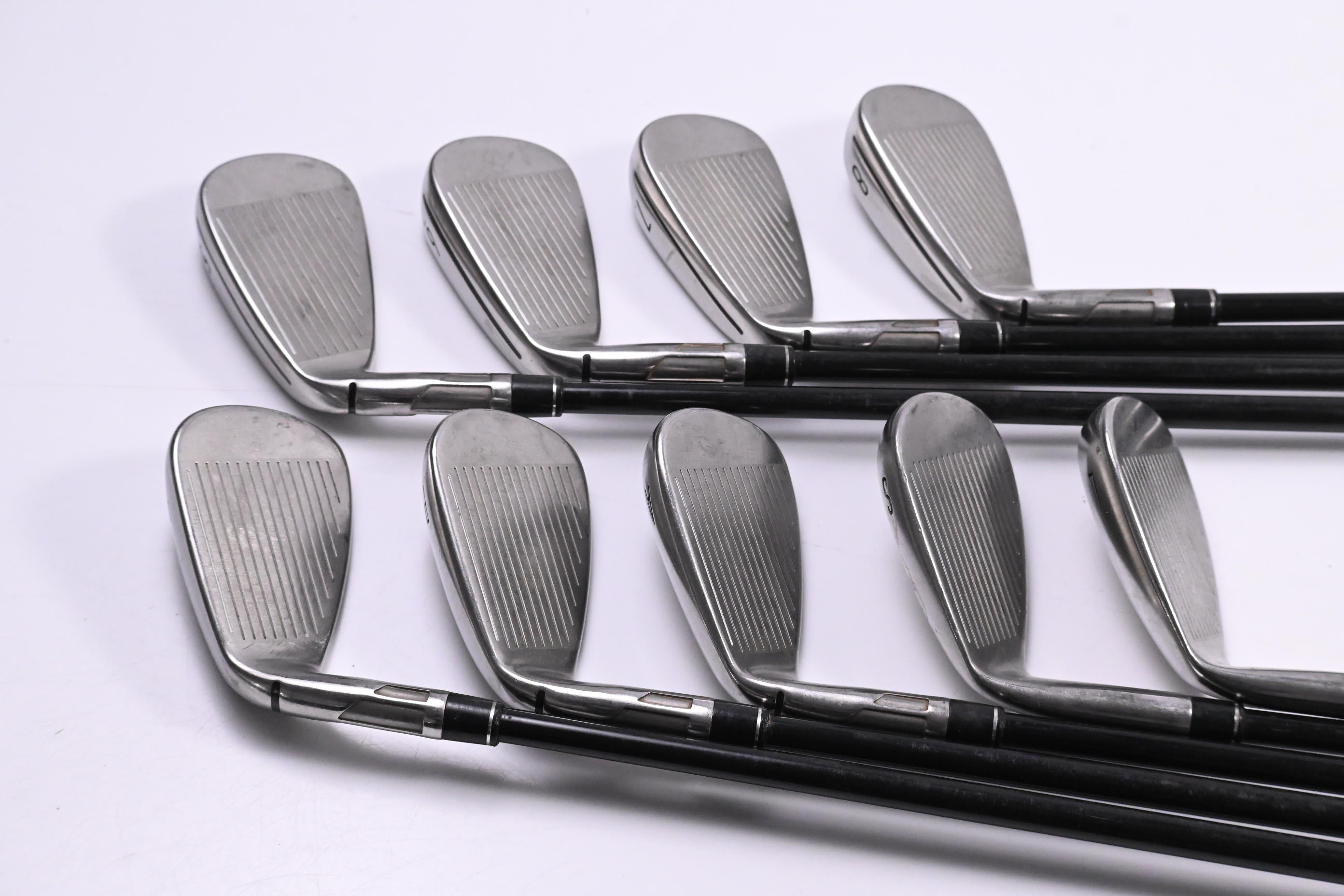 Taylormade Stealth Irons / 4-PW+GW+SW+LW / Stiff Flex Ventus Red 7 Shafts