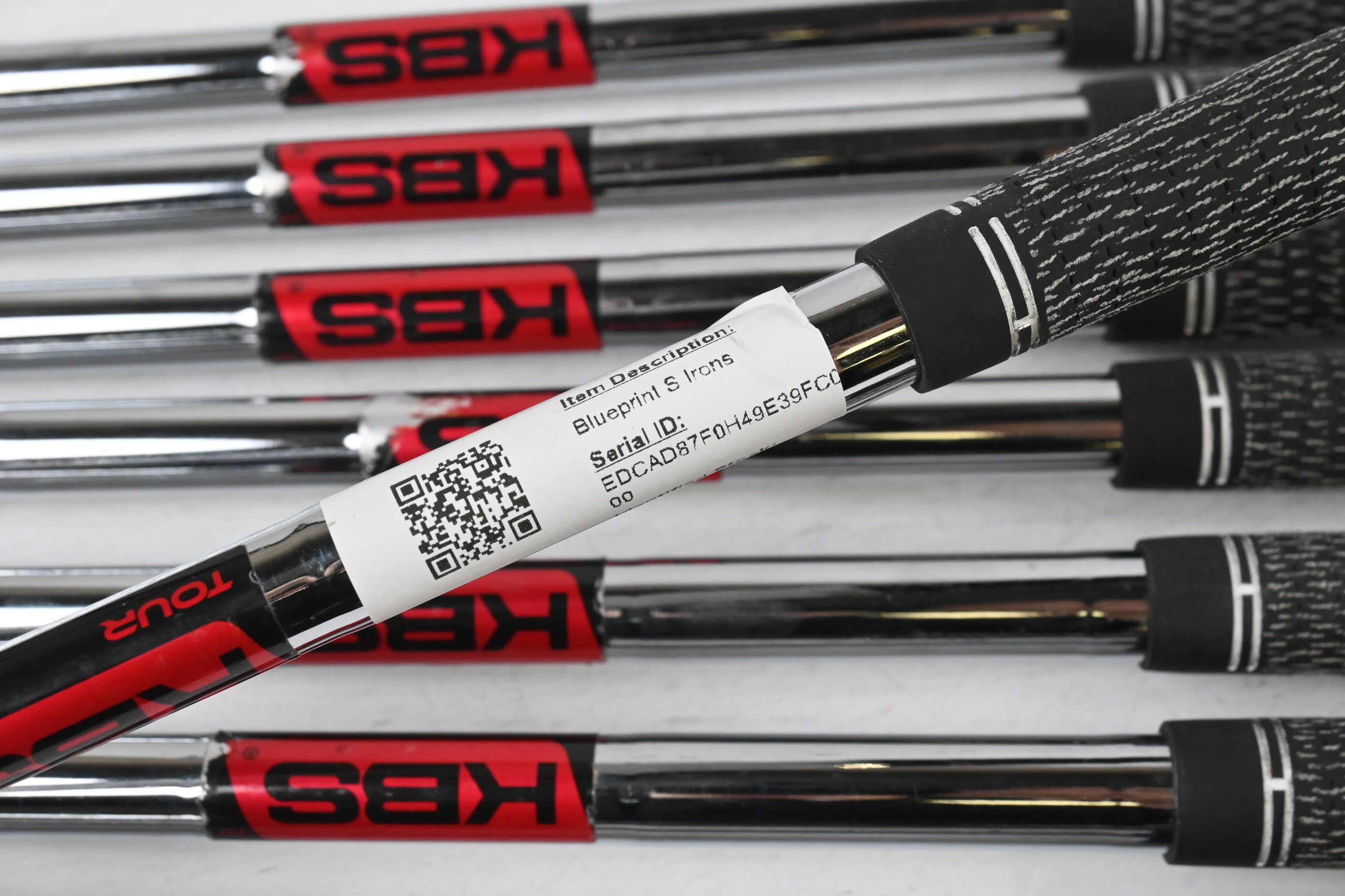 Ping Blueprint S Irons / 3-PW / Blue Dot / Stiff Flex KBS Tour 130 Shafts