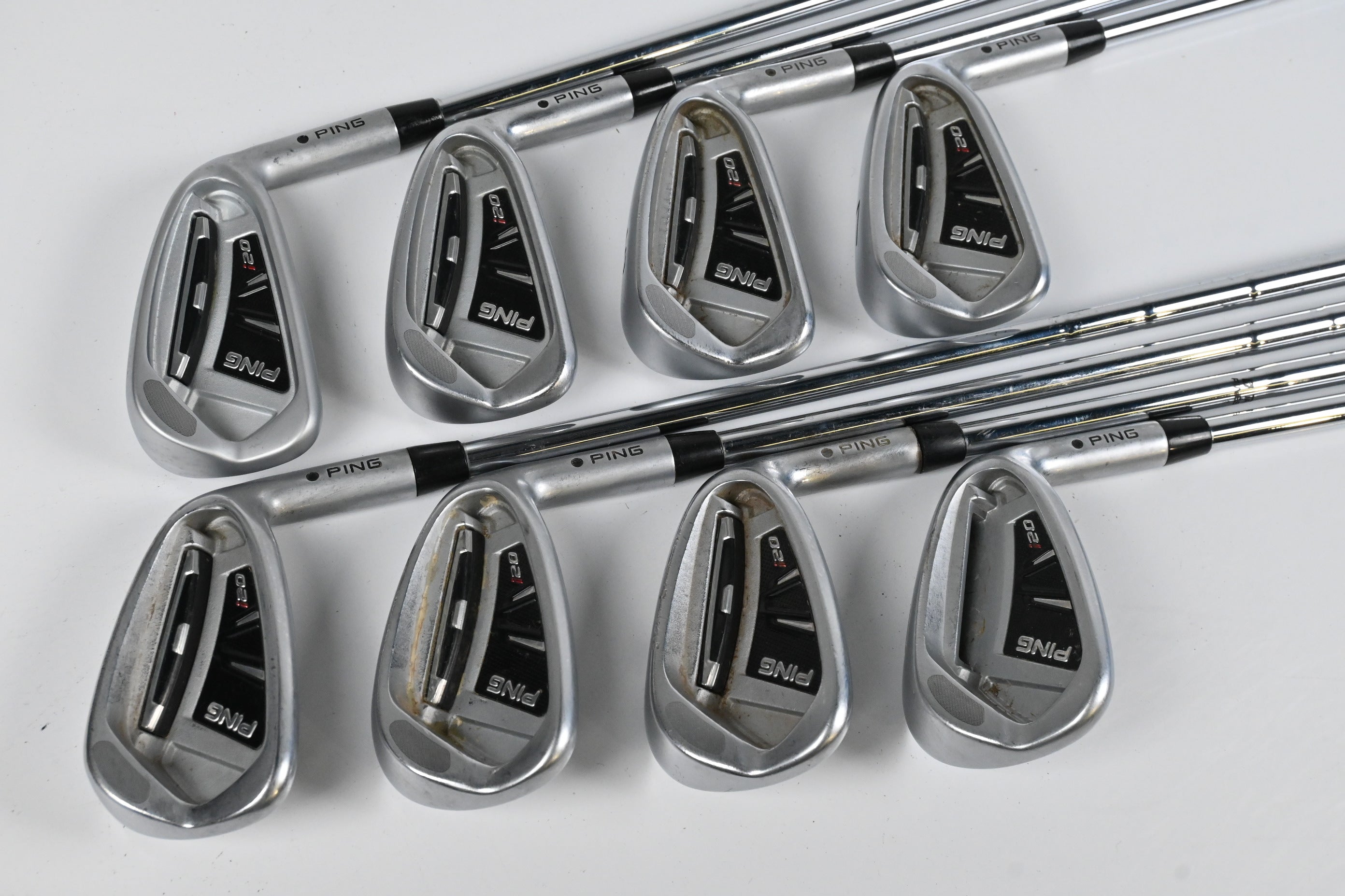 Ping i20 Irons / 4-PW+GW / Black Dot / Regular Flex Ping CFS Shafts