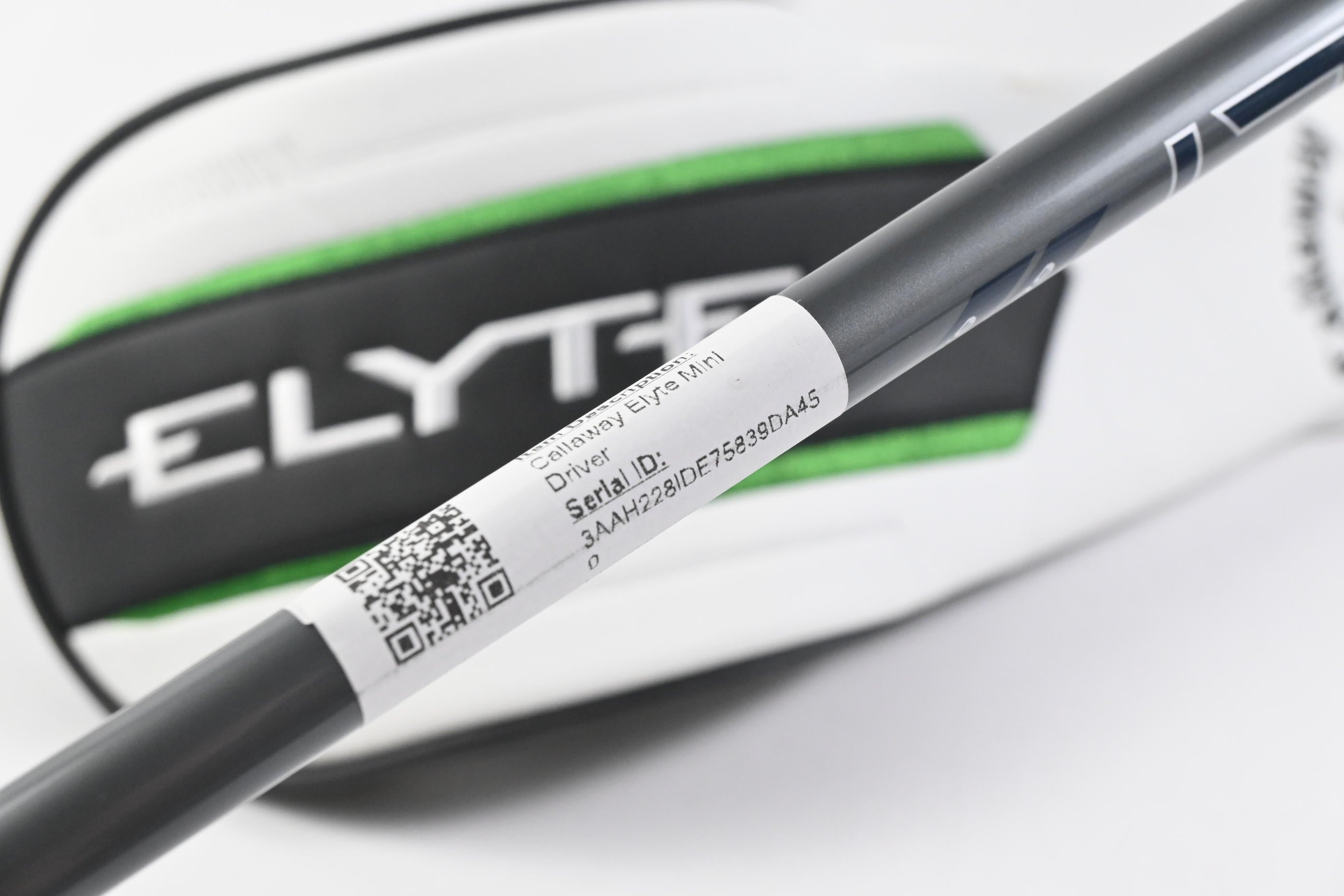 Callaway Elyte Mini Driver / 13.5 Degree / Stiff Flex Denali Charcoal 60 Shaft