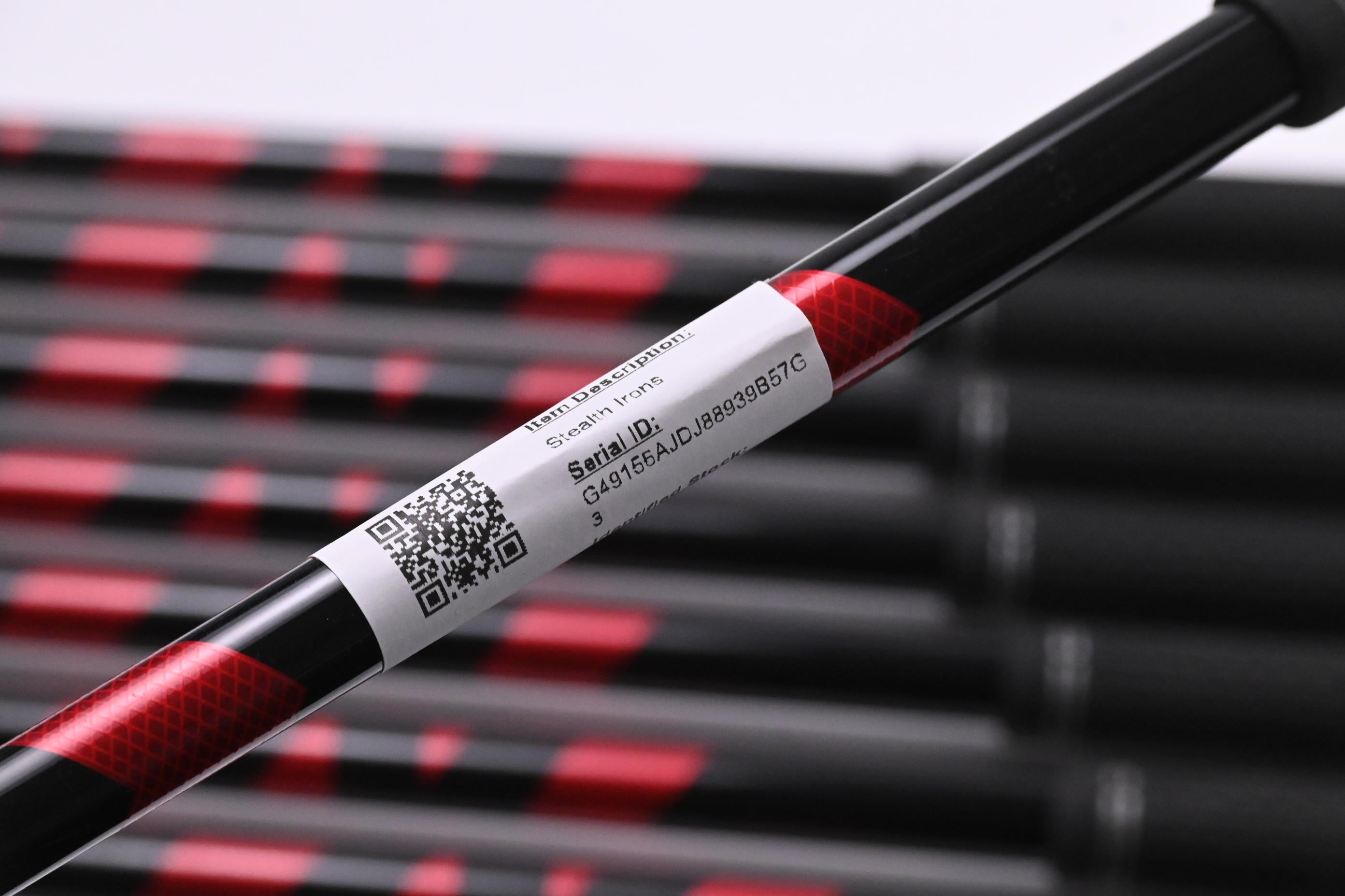 Taylormade Stealth Irons / 4-PW+GW+SW+LW / Stiff Flex Ventus Red 7 Shafts