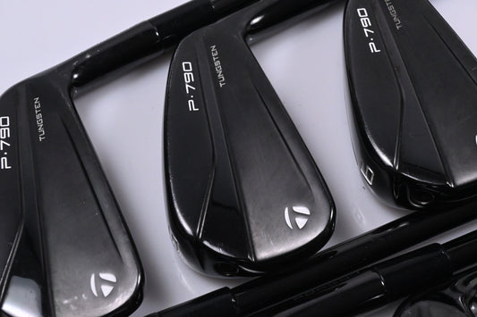 Taylormade P790 Phantom Black Irons / 4-PW / Stiff Flex KBS Tour Lite Shafts