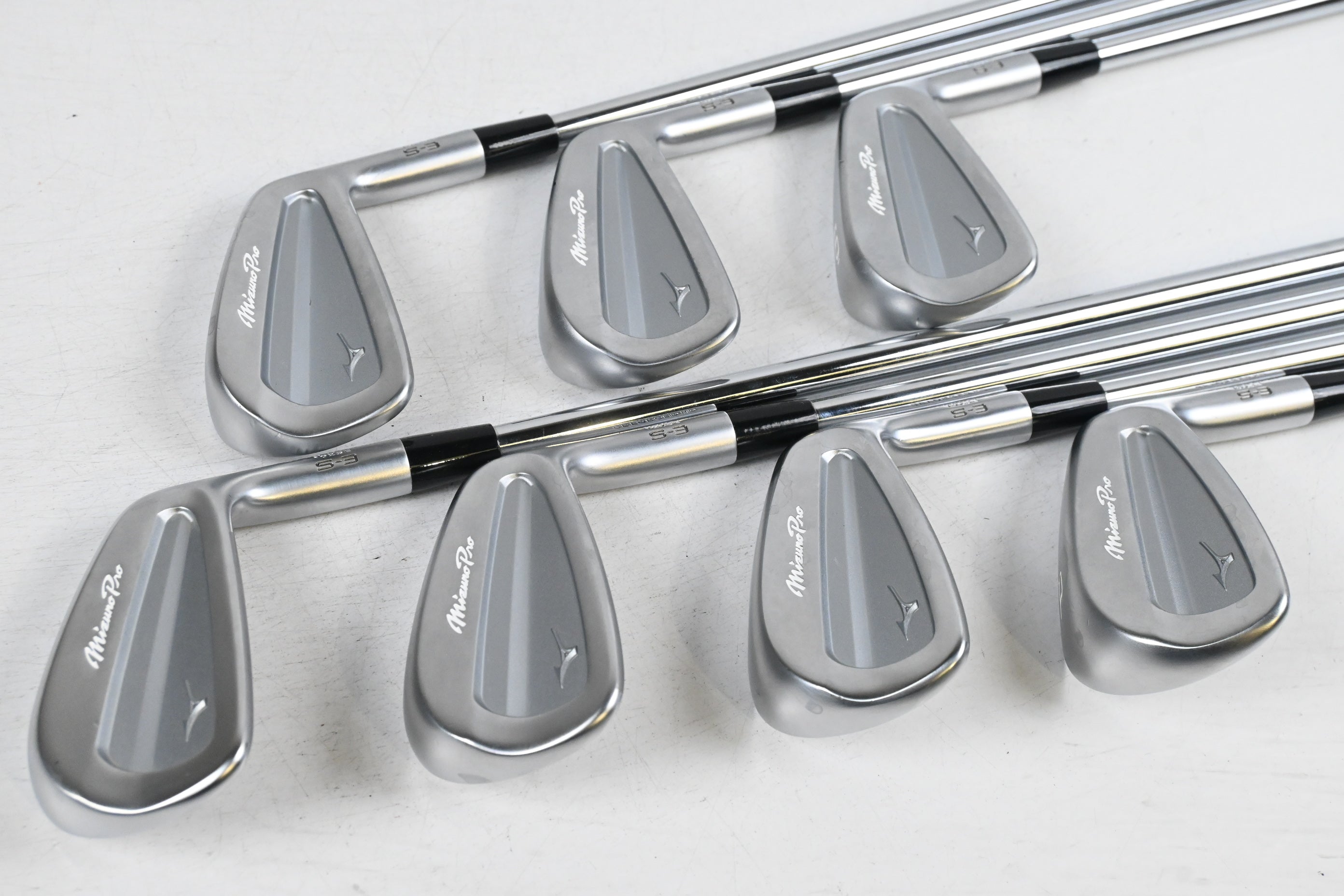 Mizuno Pro S-3 Irons / 4-PW / Stiff Flex Project X Rifle Shafts