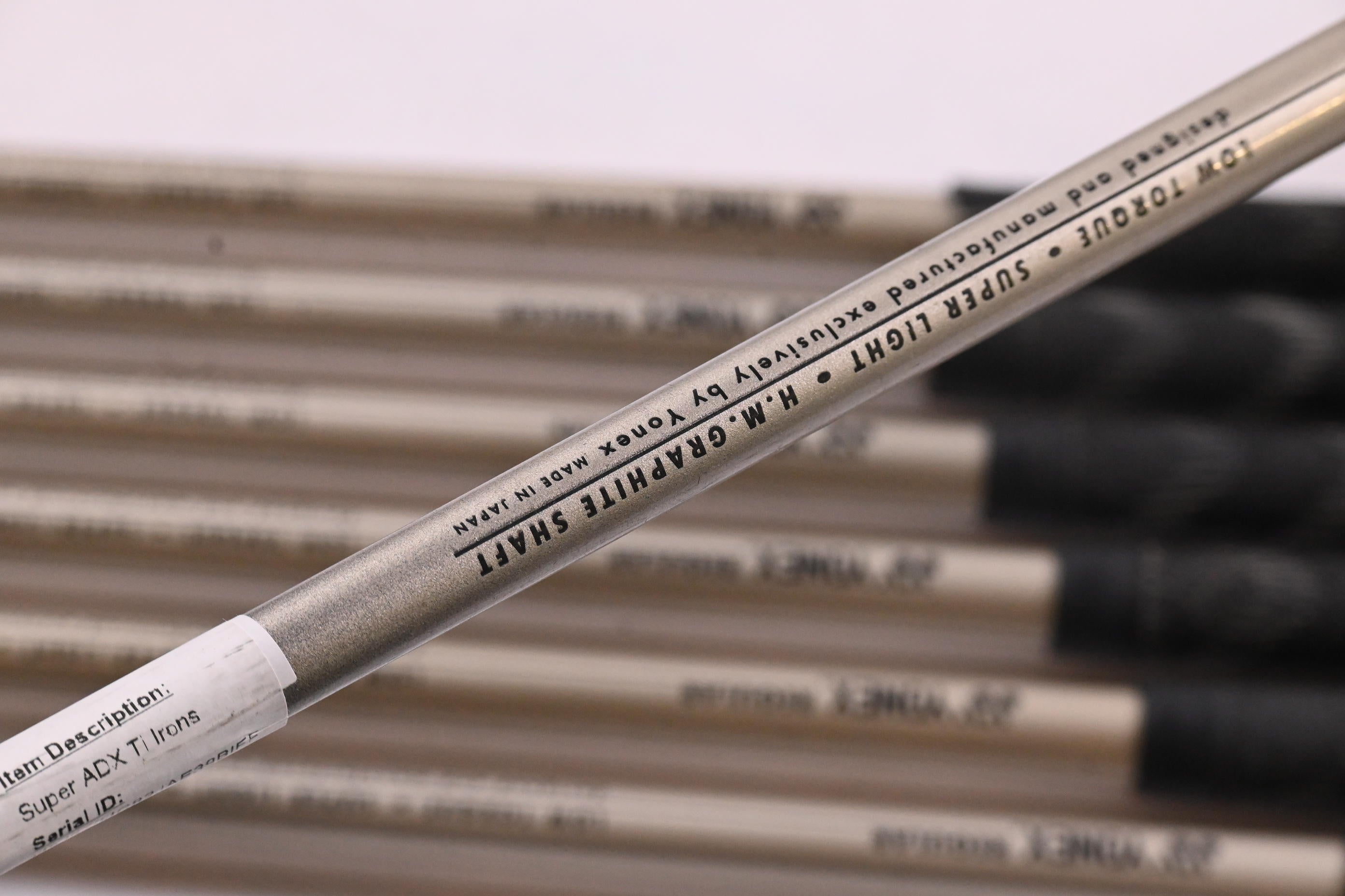 Yonex Super ADX Ti Irons / 5-PW+SW / Regular Flex Yonex Shafts