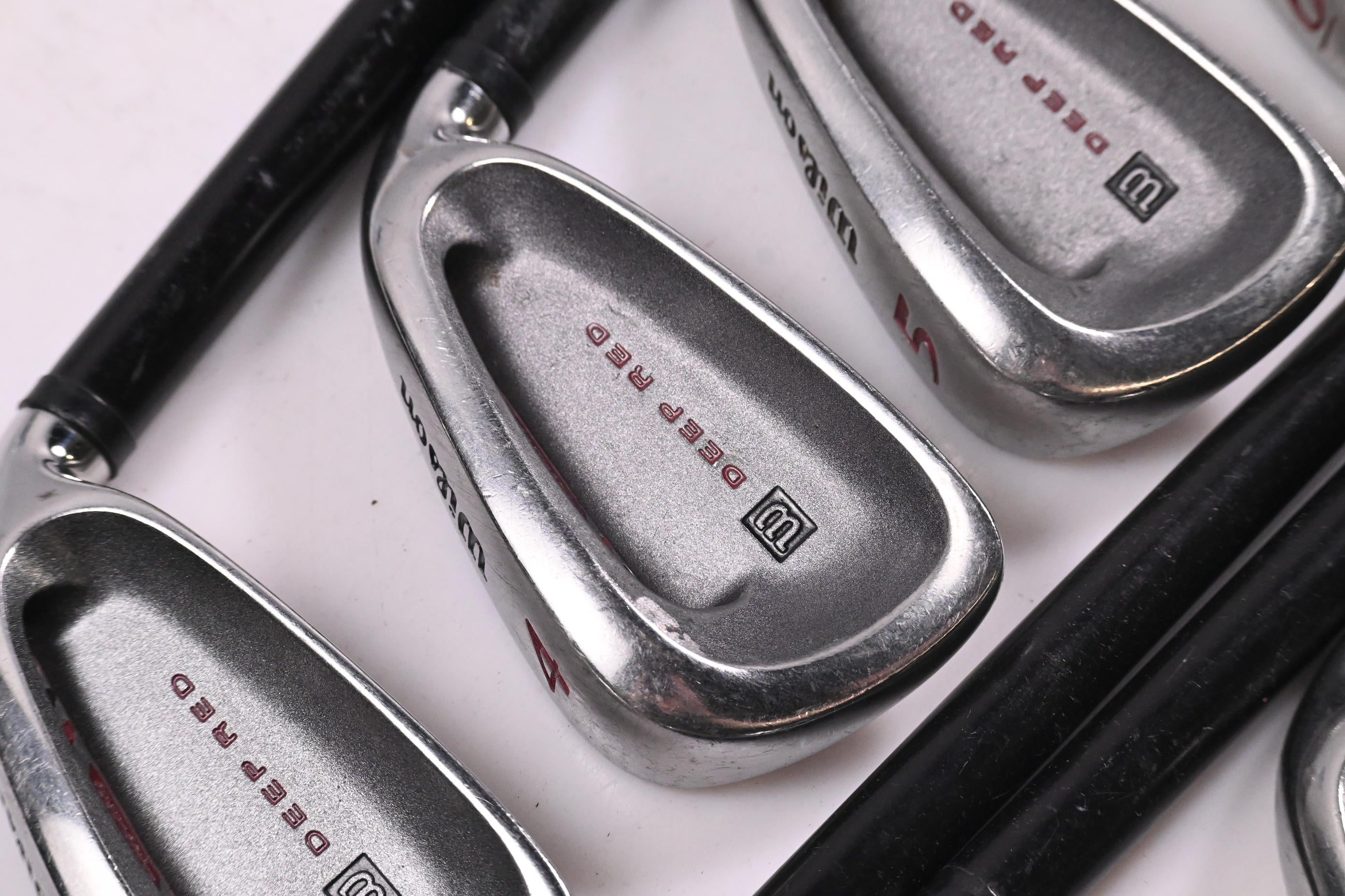 Wilson Deep Red Irons / 3-PW+SW / Senior Flex Wilson Fat Shafts