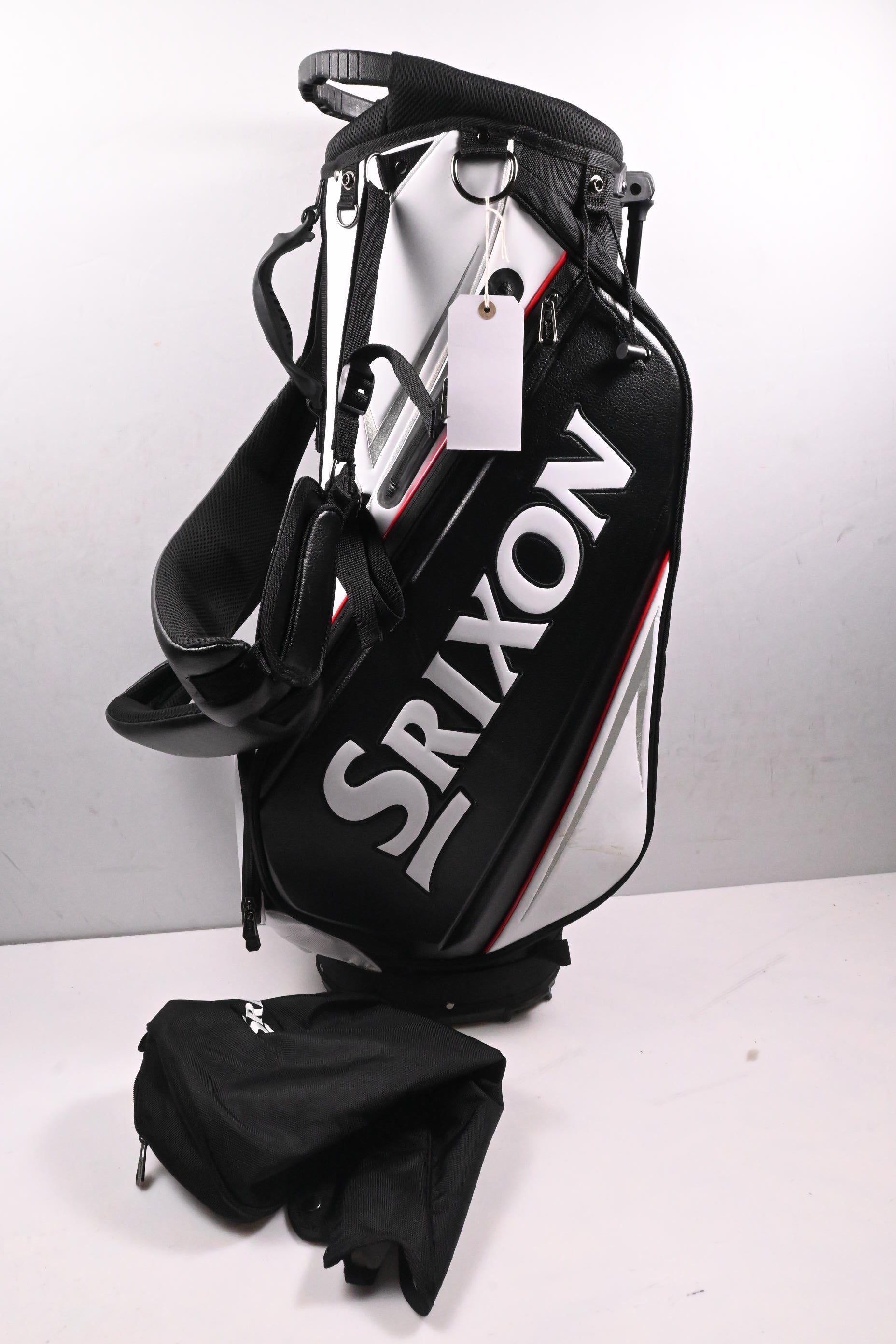 Srixon Tour Stand Bag / 5-Way Divider / Black, White, Red