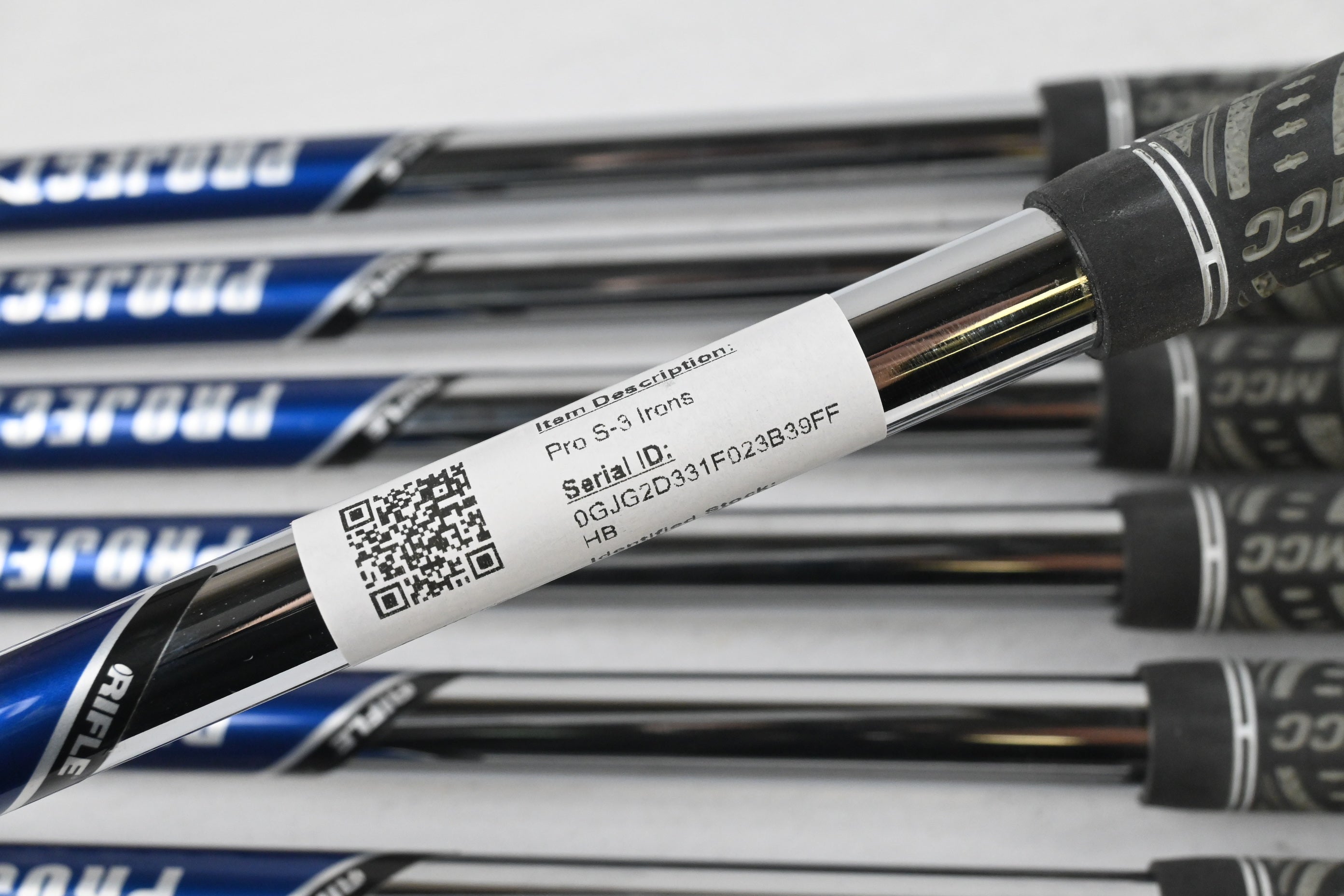 Mizuno Pro S-3 Irons / 4-PW / Stiff Flex Project X Rifle Shafts