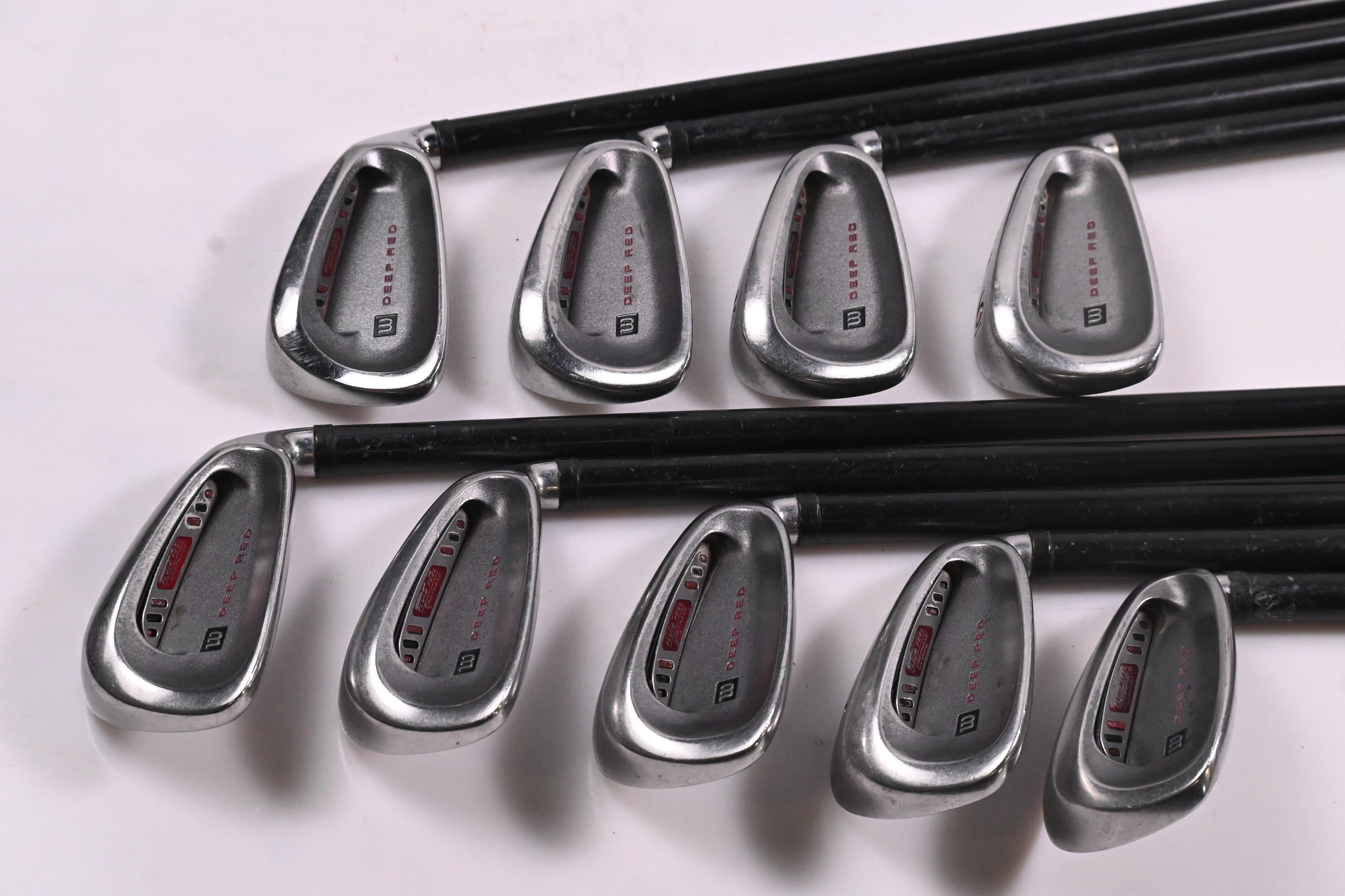 Wilson Deep Red Irons / 3-PW+SW / Senior Flex Wilson Fat Shafts