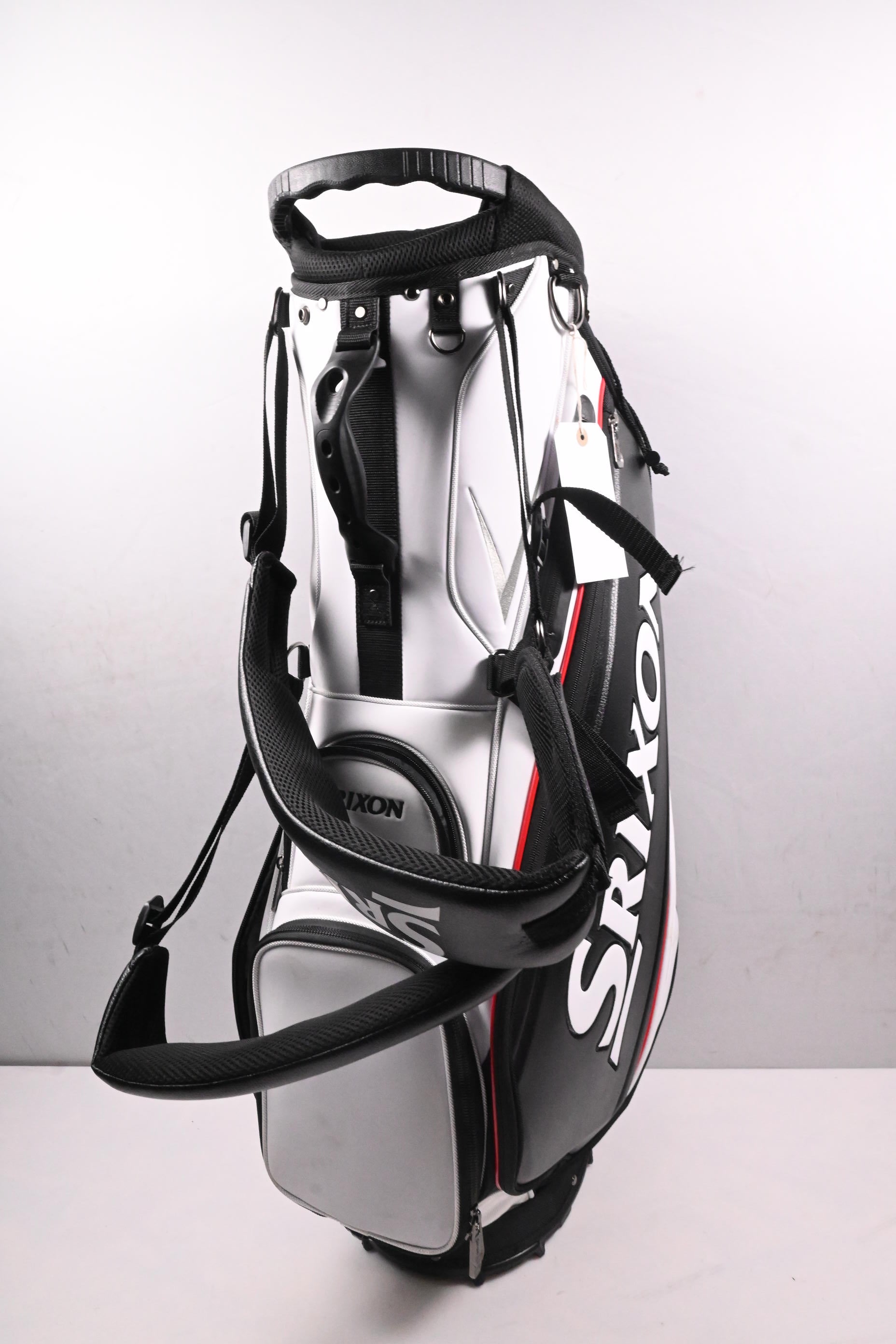 Srixon Tour Stand Bag / 5-Way Divider / Black, White, Red