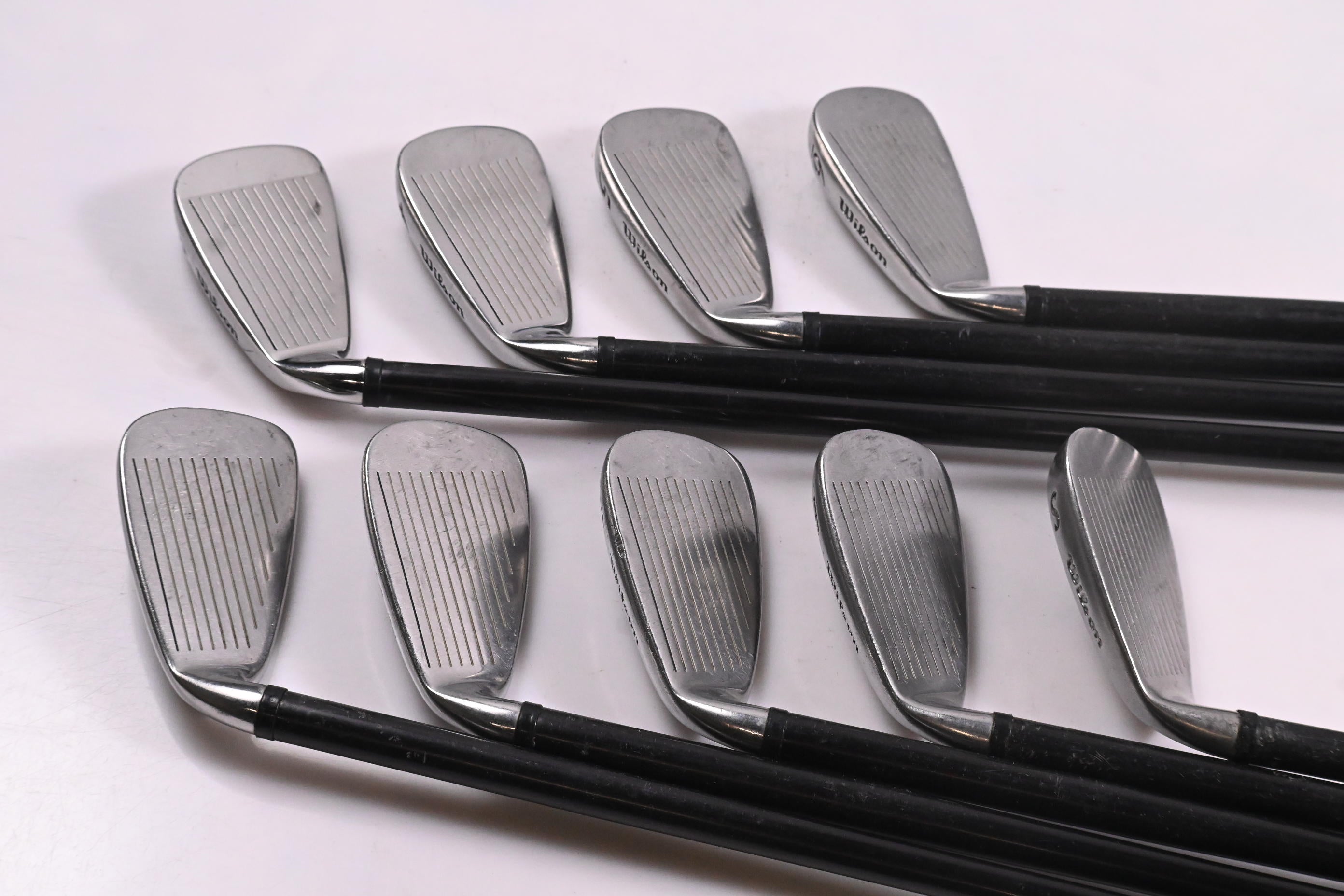 Wilson Deep Red Irons / 3-PW+SW / Senior Flex Wilson Fat Shafts
