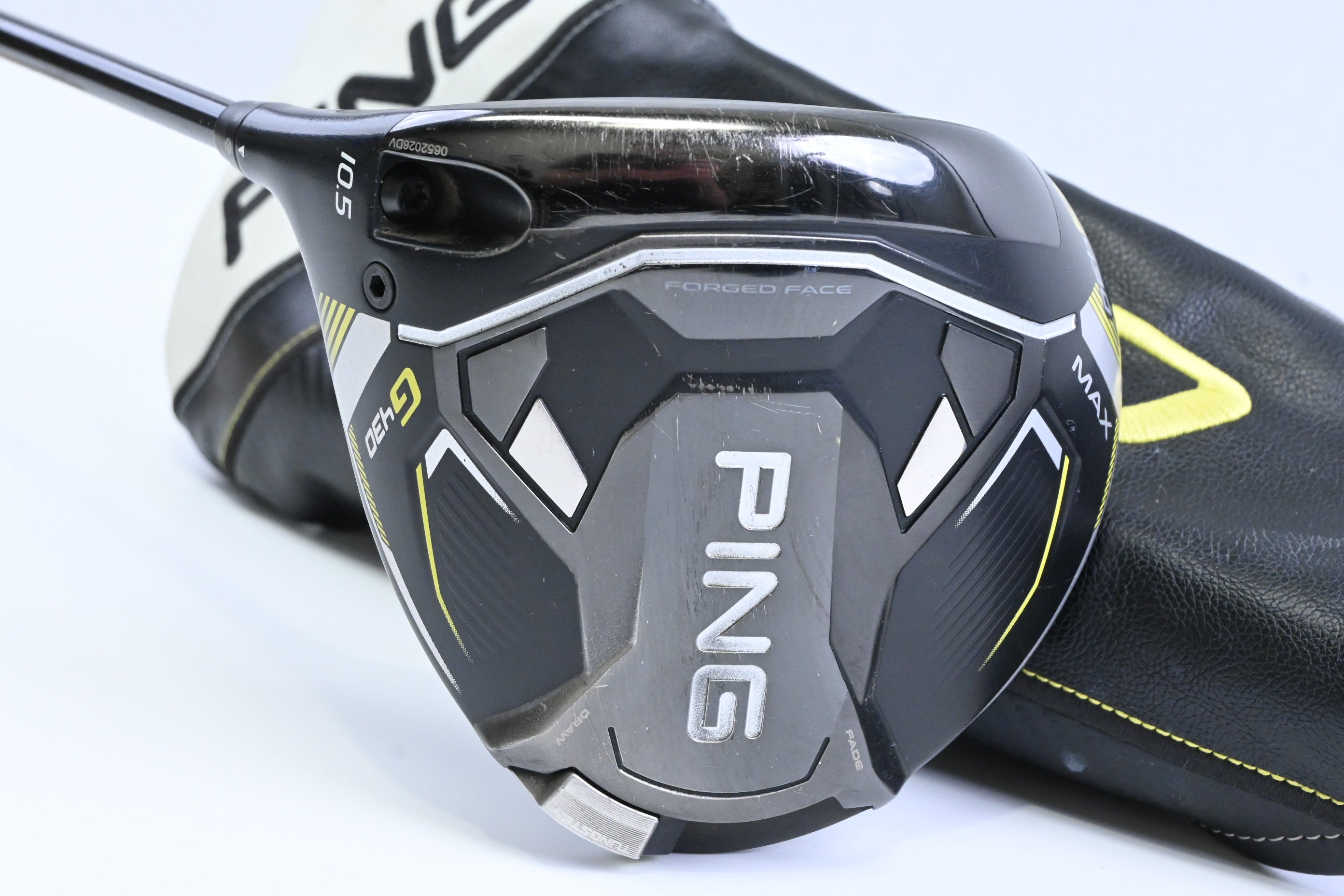Left Hand Ping G430 Max Driver / 10.5 Degree / Stiff Flex HZRDUS Smoke Red RDX