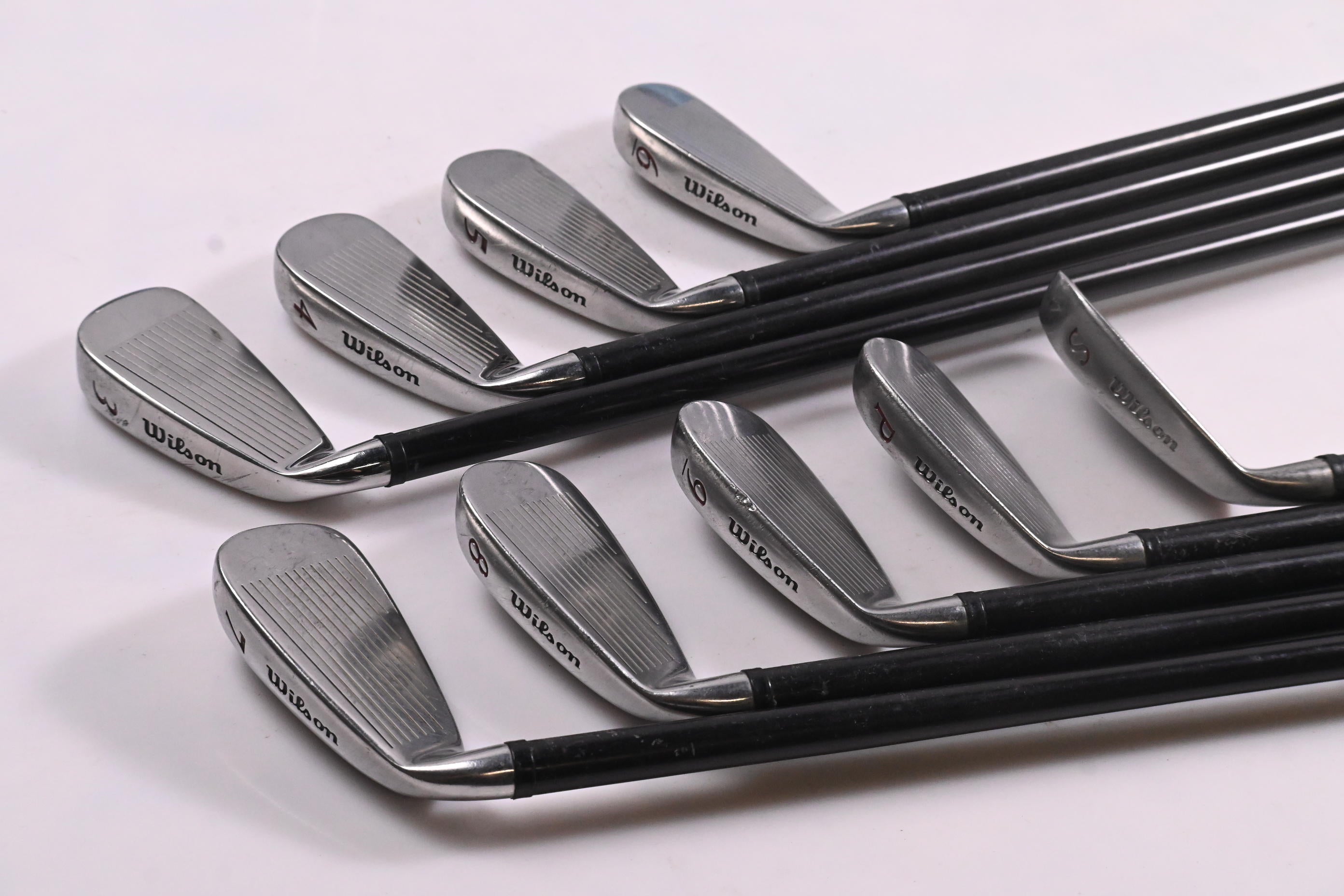 Wilson Deep Red Irons / 3-PW+SW / Senior Flex Wilson Fat Shafts