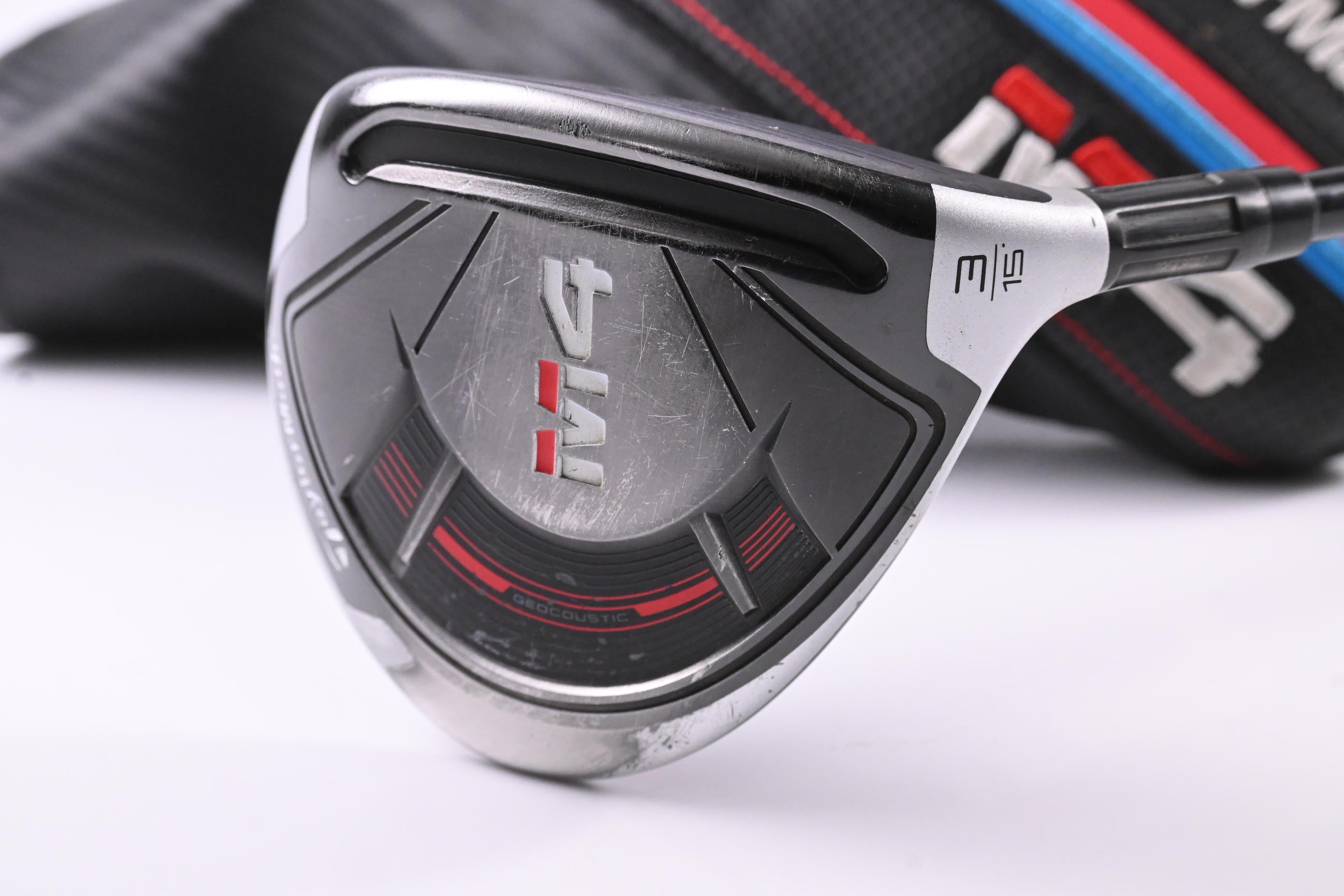 Taylormade M4 #3 Wood / 15 Degree / Stiff Flex Fujikura Atmos Red 6