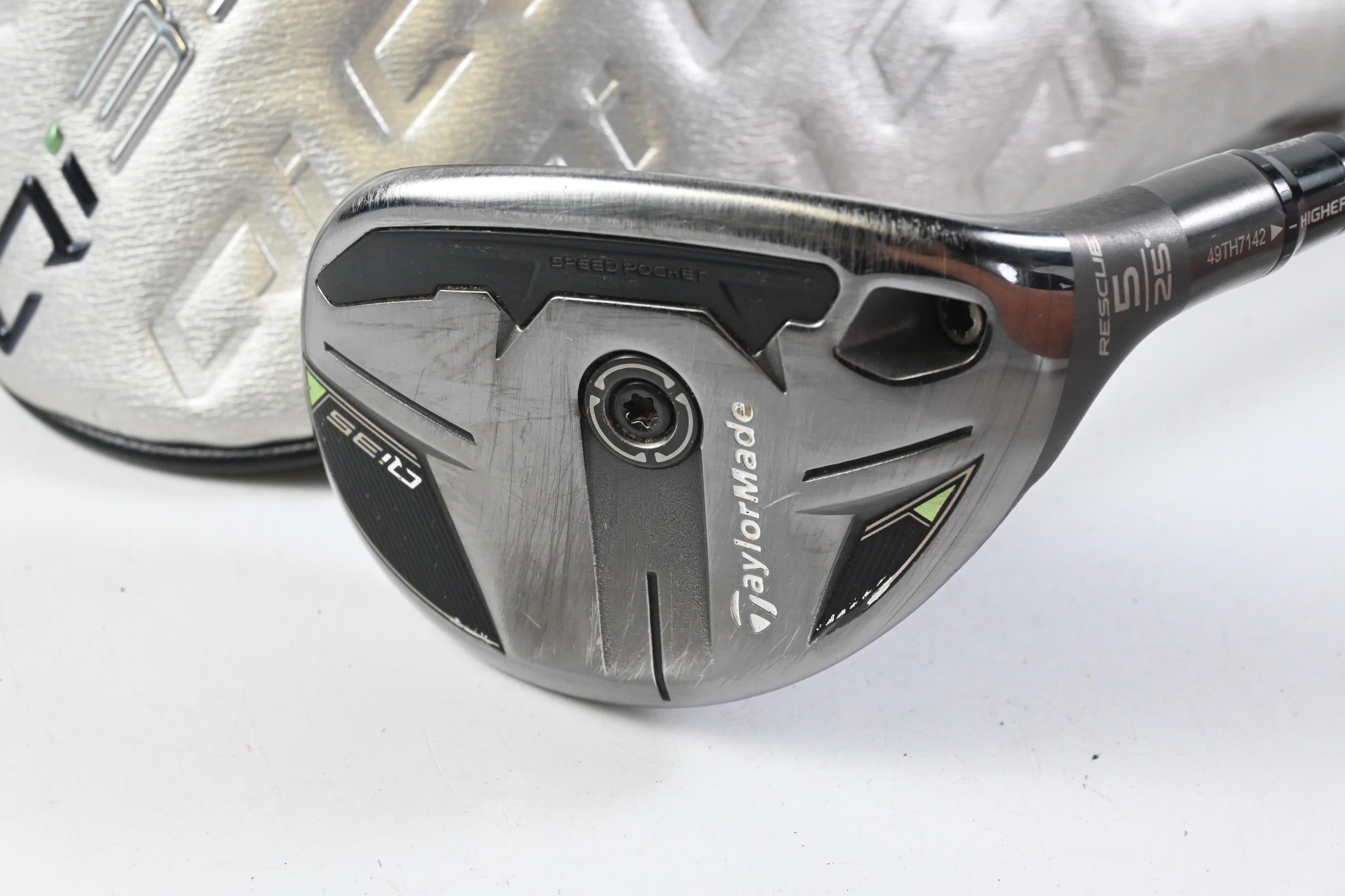 Taylormade Qi35 #5 Hybrid / 25 Degree / Stiff Flex Fujikura Ventus Blue 7 Shaft