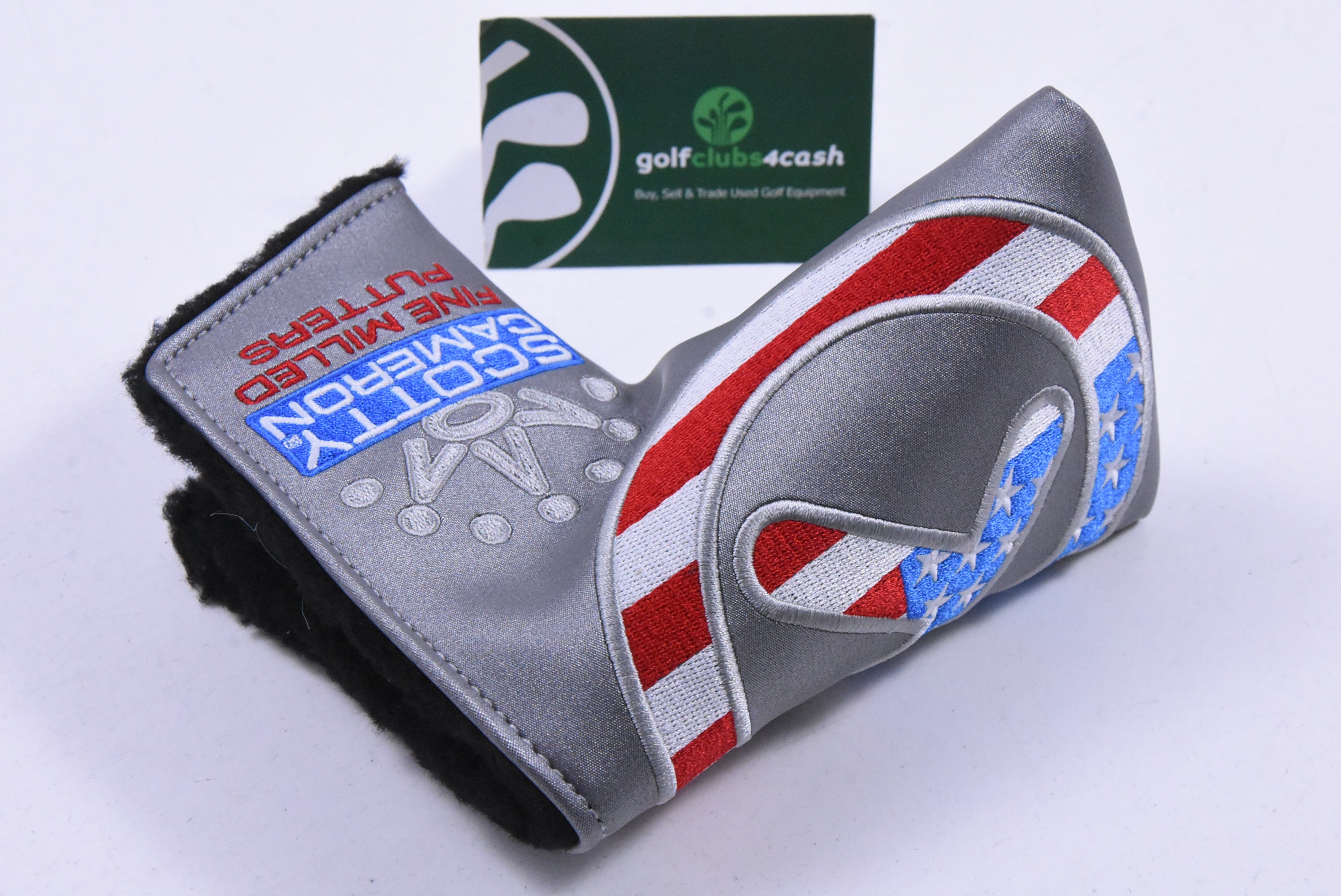 Scotty Cameron Circle T Industrial USA Putter Cover / Mid-Mallet / Silver