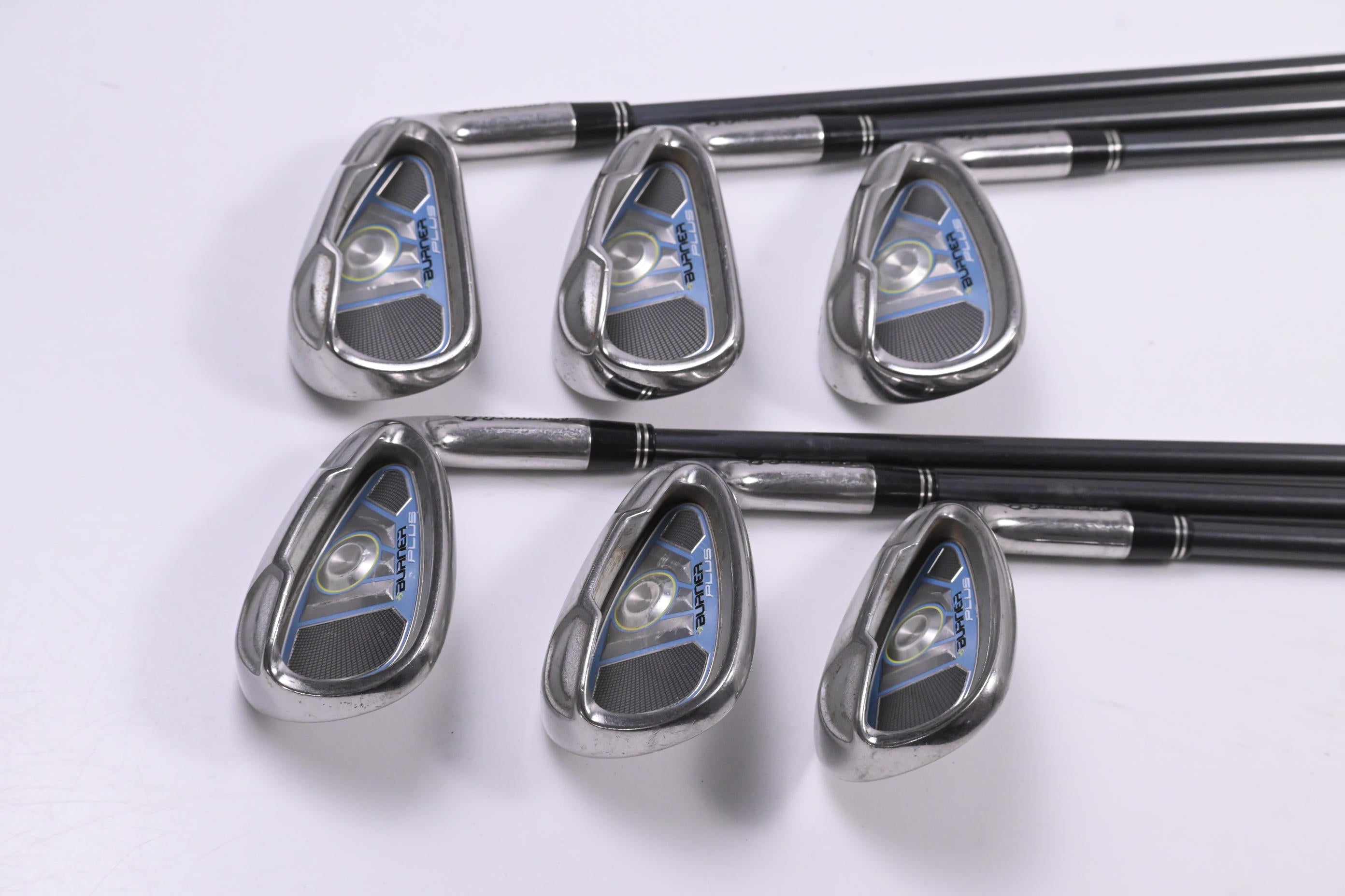 Ladies Taylormade Burner Plus Irons / 6-PW+SW / Ladies Flex Taylormade Reax 50