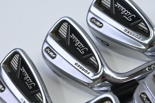 Left Hand Titleist AP2 710 Irons / 4-PW / Regular Flex NS Pro 105T Shafts