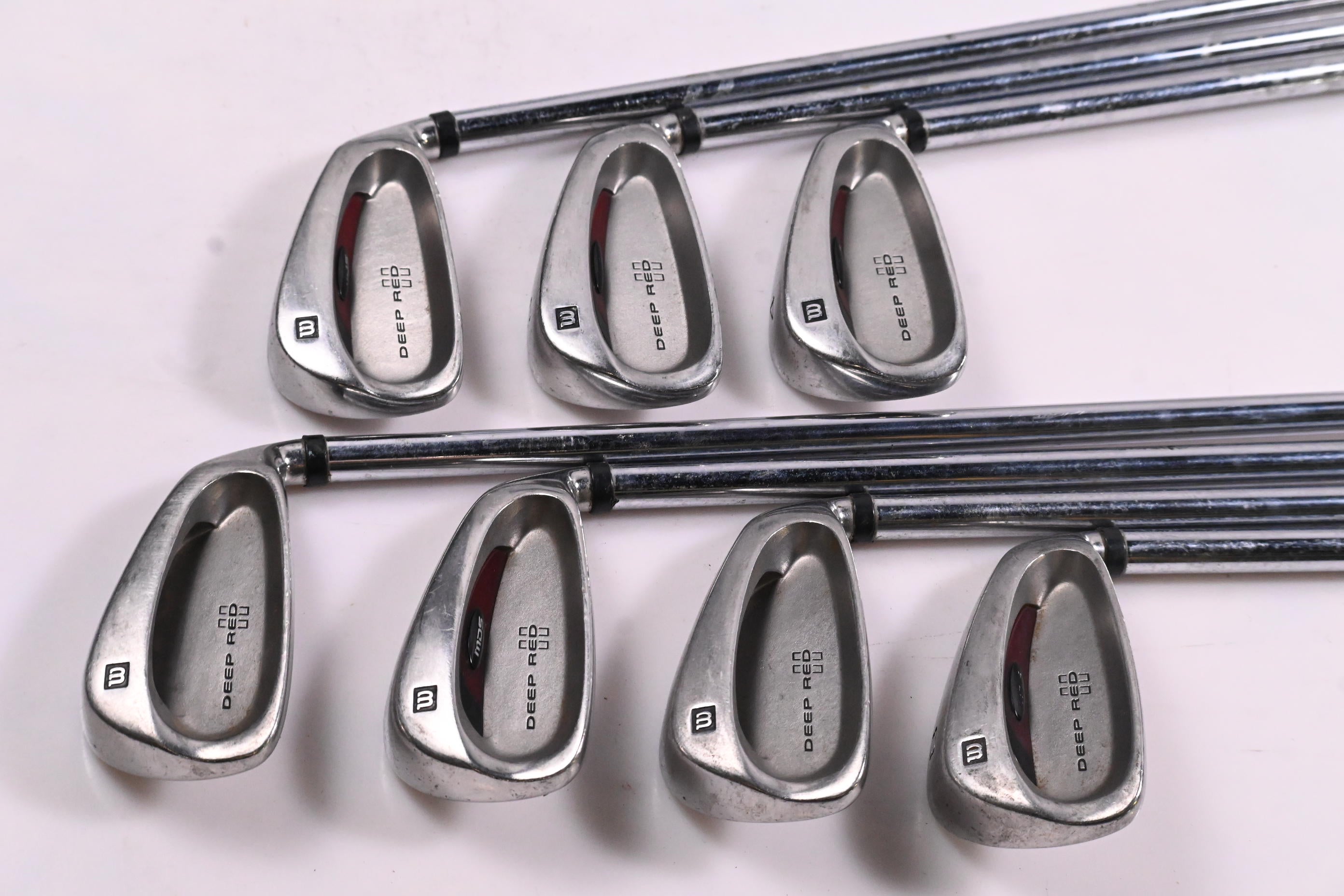 Wilson Deep Red Irons / 2-8i / Regular Flex Wilson Shafts
