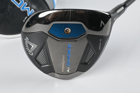 Callaway Paradym Ai Smoke Max D #7 Wood / 21 Degree / Senior Flex Cypher 50