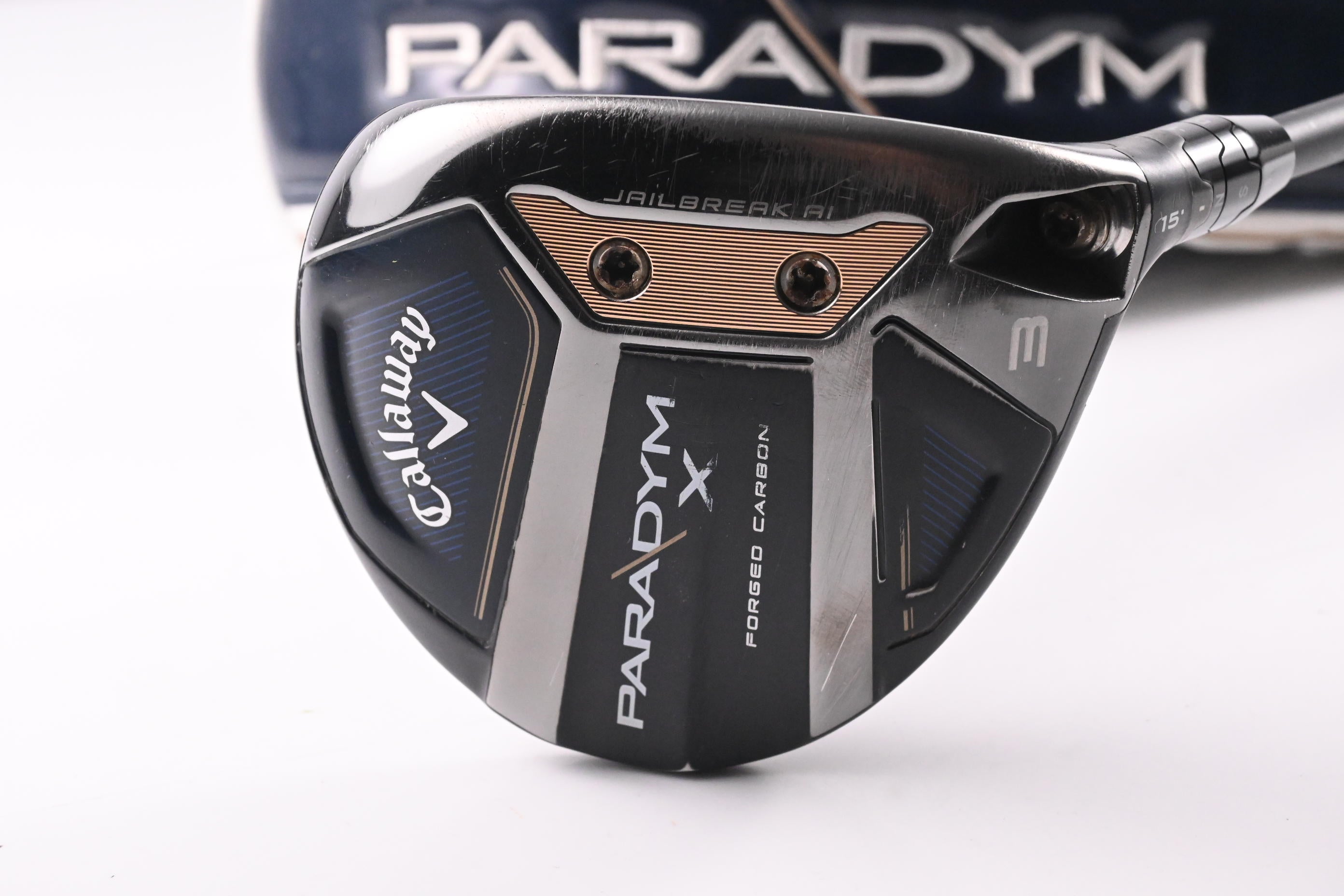 Callaway Paradym X #3 Wood / 15 Degree / Stiff Flex Tensei AV Blue 65 Shaft