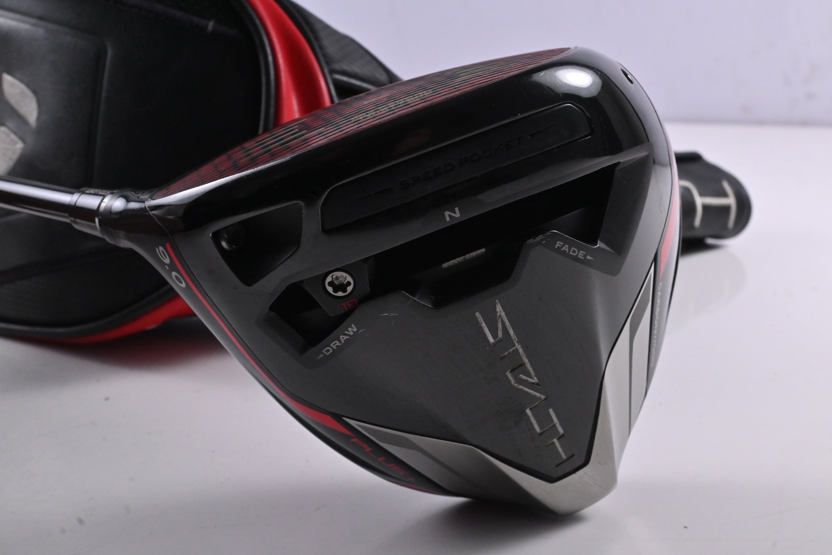 Left Hand Taylormade Stealth Plus Driver / 9 Degree / Regular Flex HZRDUS Smoke