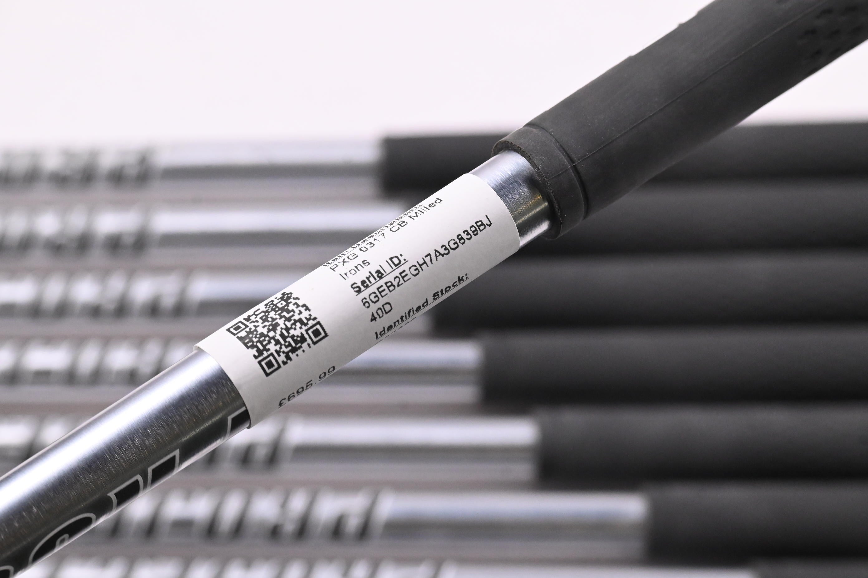 PXG 0317 CB Milled Irons / 4-PW+GW / X-Flex Project X IO 115 Shafts