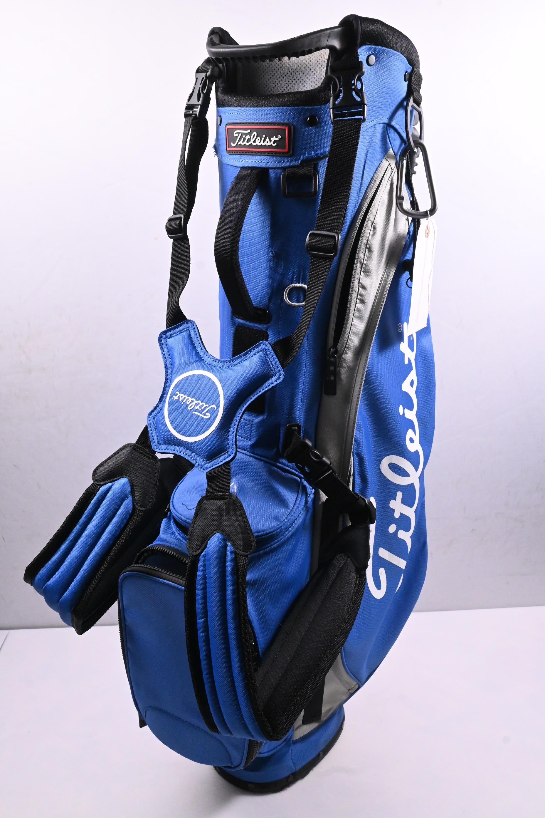 Titleist Player4 Stand Bag / 4-Way Divider / Blue, Grey & Black