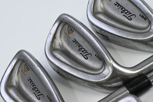 Left Hand Titleist DCI 981 Irons / 4-PW / Regular Flex Titleist Tri-Spec Shafts