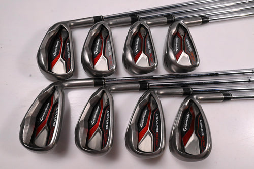 Taylormade Aeroburner Irons / 4-PW+SW / Stiff Flex Reax 88 Shafts