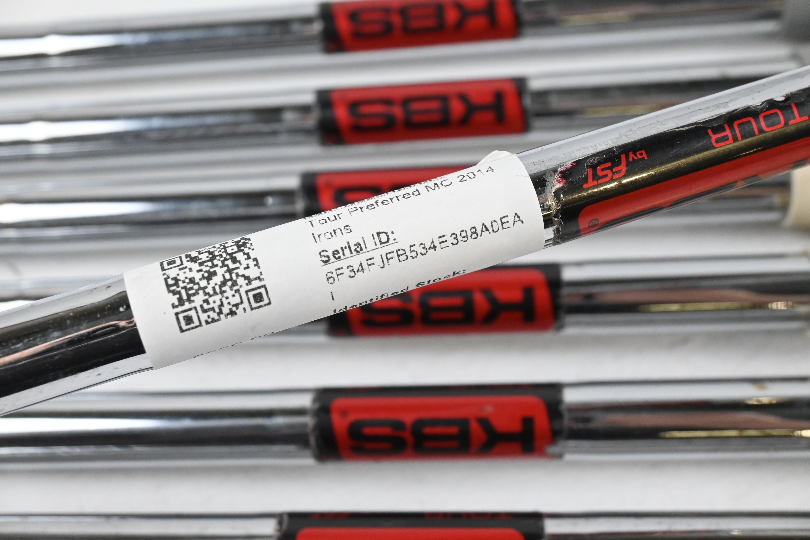 Taylormade Tour Preferred MC 2014 Irons / 4-PW / Stiff Flex KBS Tour Shafts