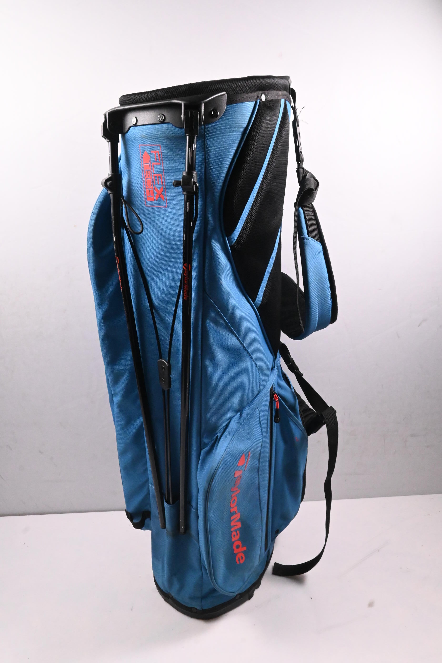 Taylormade Flex Tech Stand Bag / 5-Way Divider / Blue, Orange