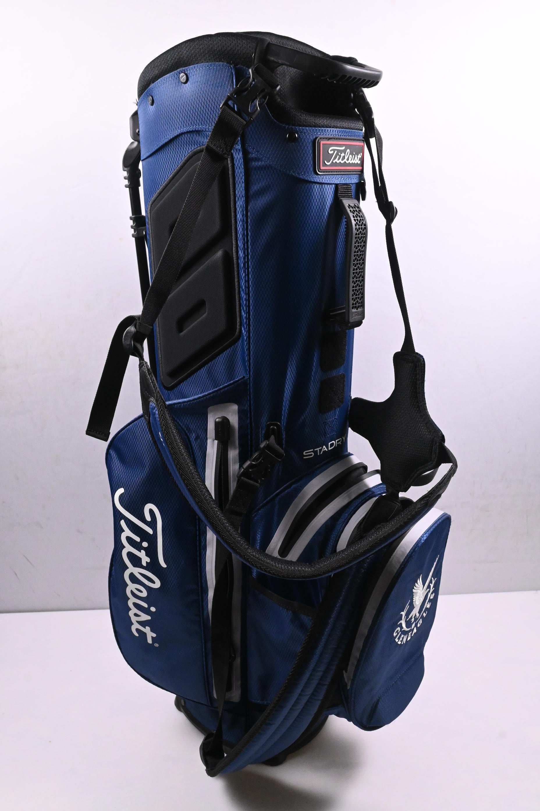 Titleist Players 4+ StaDry Stand Bag / 4-Way Divider / Blue & Black