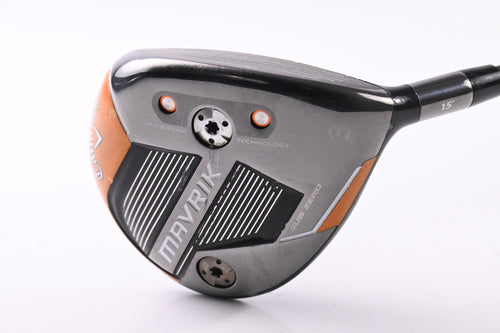 Callaway Mavrik Sub Zero #3 Wood / 15 Degree / Stiff Flex Rogue White 70 Shaft
