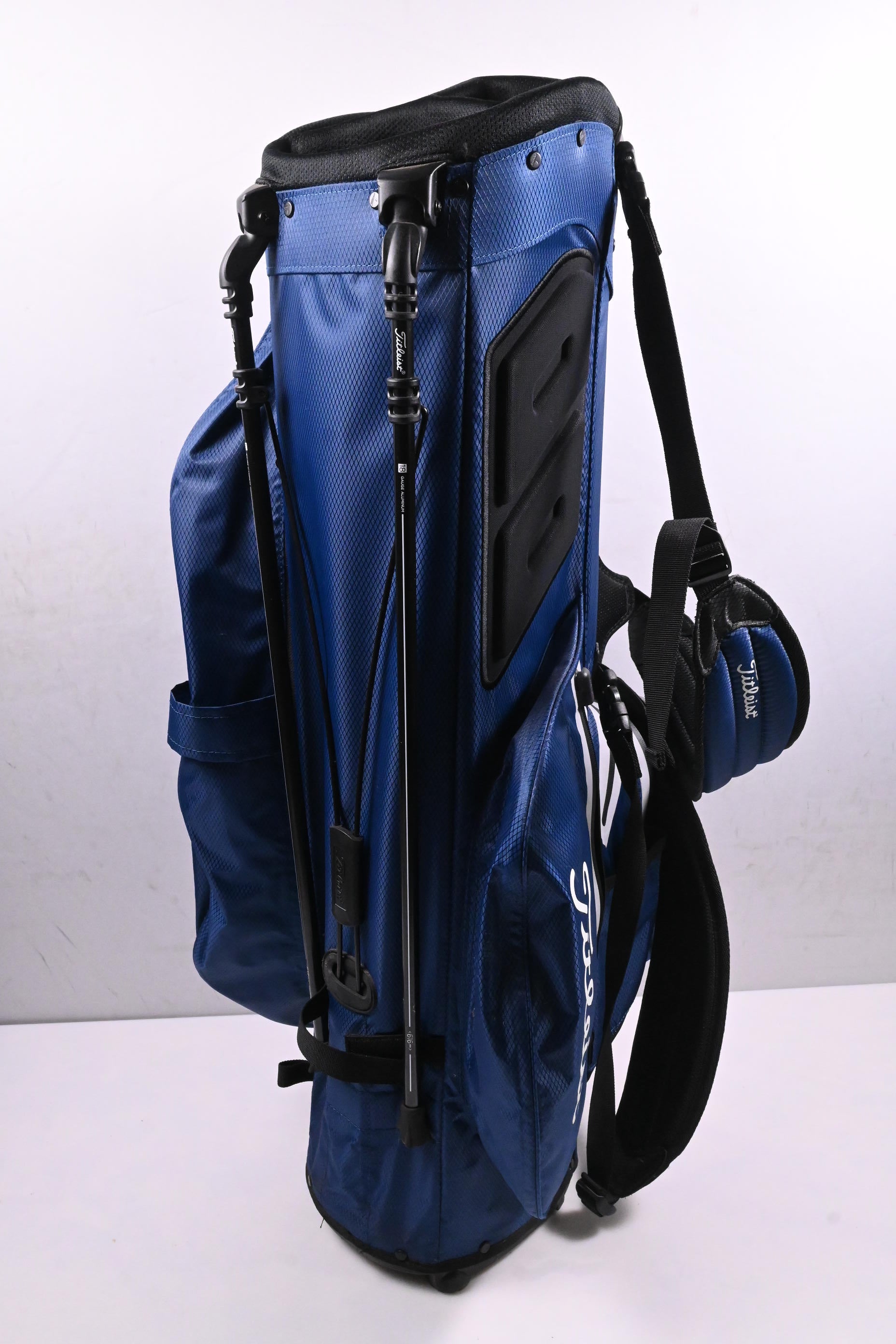 Titleist Players 4+ StaDry Stand Bag / 4-Way Divider / Blue & Black