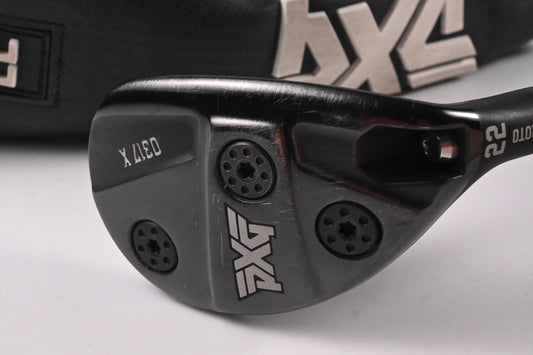 PXG 0317 X Prototype #4 Hybrid / 22 Degree / Regular Flex Evenflow Ripdtide 80