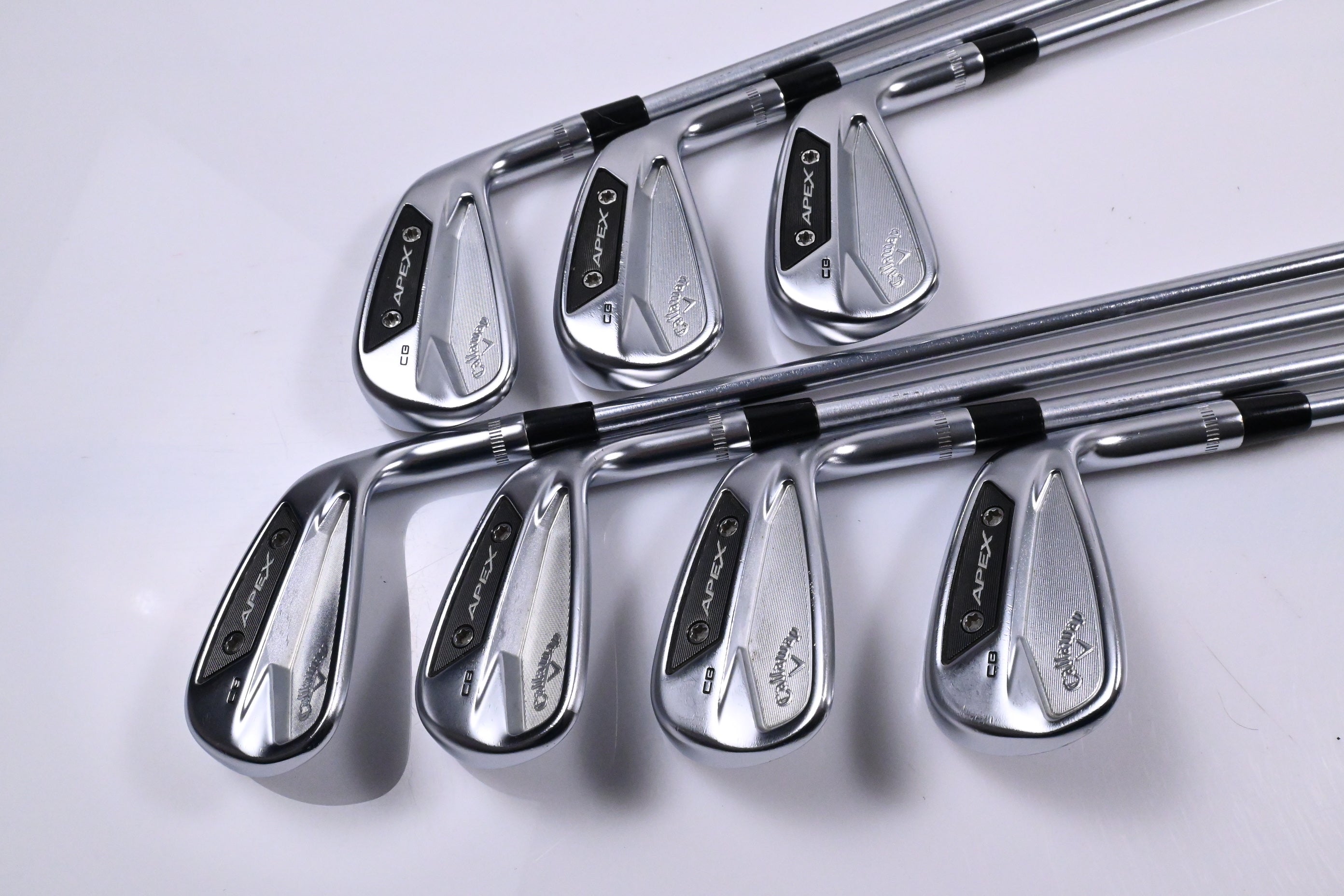 Callaway Apex CB 24 Irons / 4-PW / Regular+ Flex Project X IO 105 Shafts