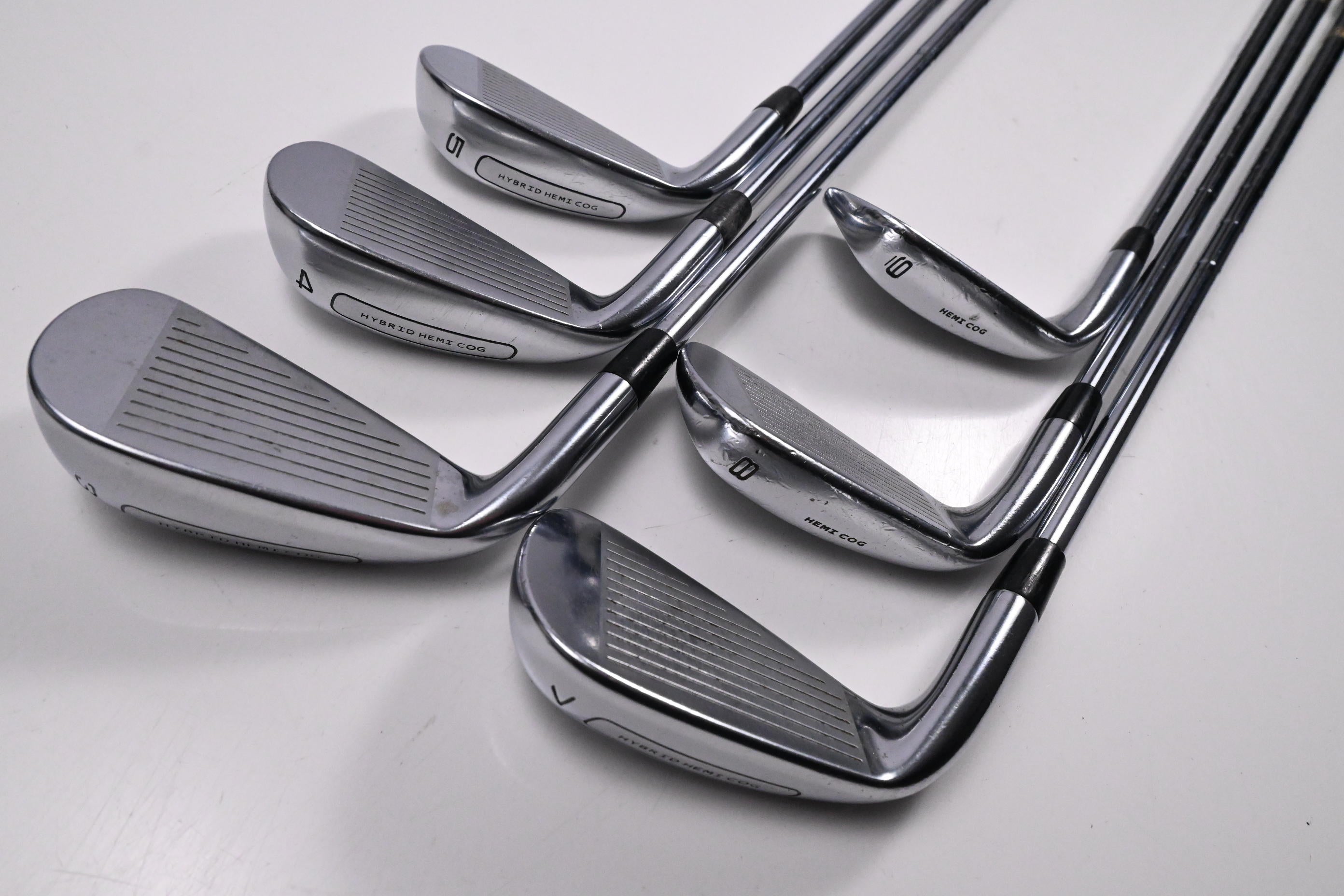 Mizuno MX-900 Irons / 3-9I / Stiff Flex Dynamic Gold Lite Shafts / No 6 Iron