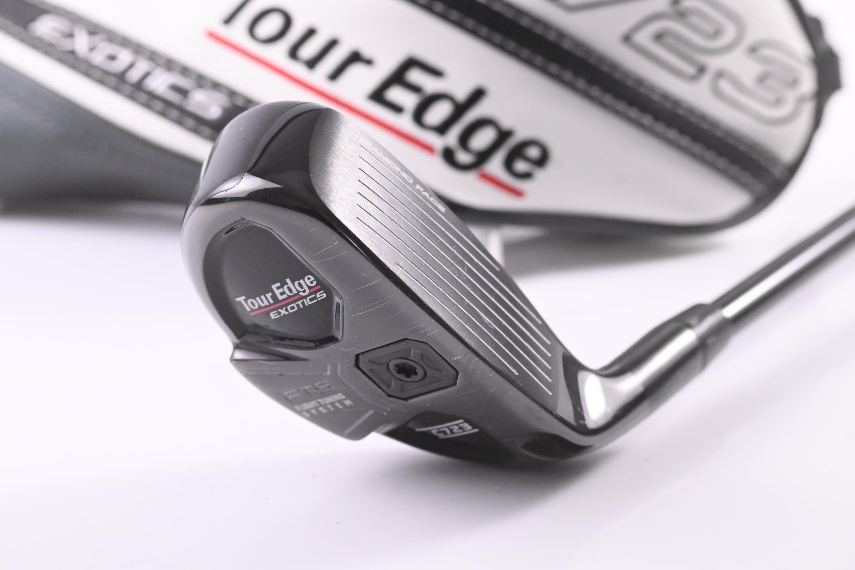 Tour Edge Exotics C723 #2 Hybrid / 17 Degree / Stiff Flex HZRDUS Gen4 Black 80
