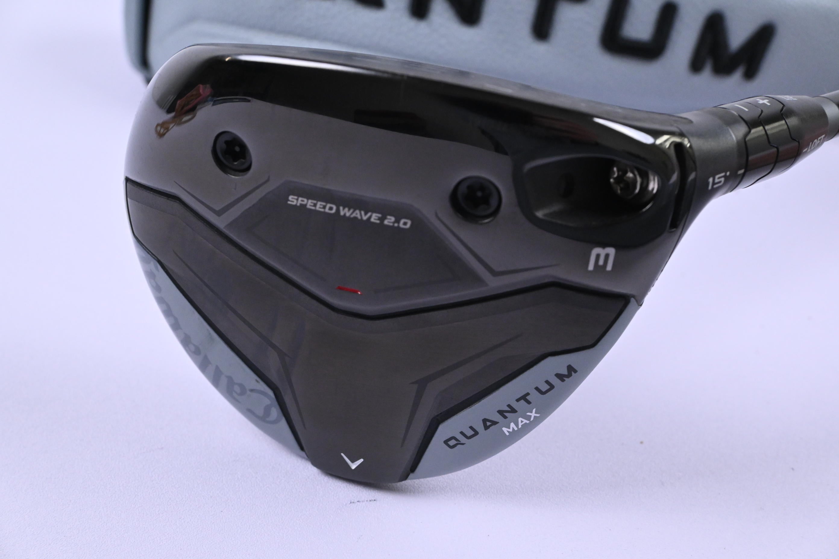 Callaway Quantum Max #3 Wood / 15 Degree / Regular Flex Denali Frost Silver 50