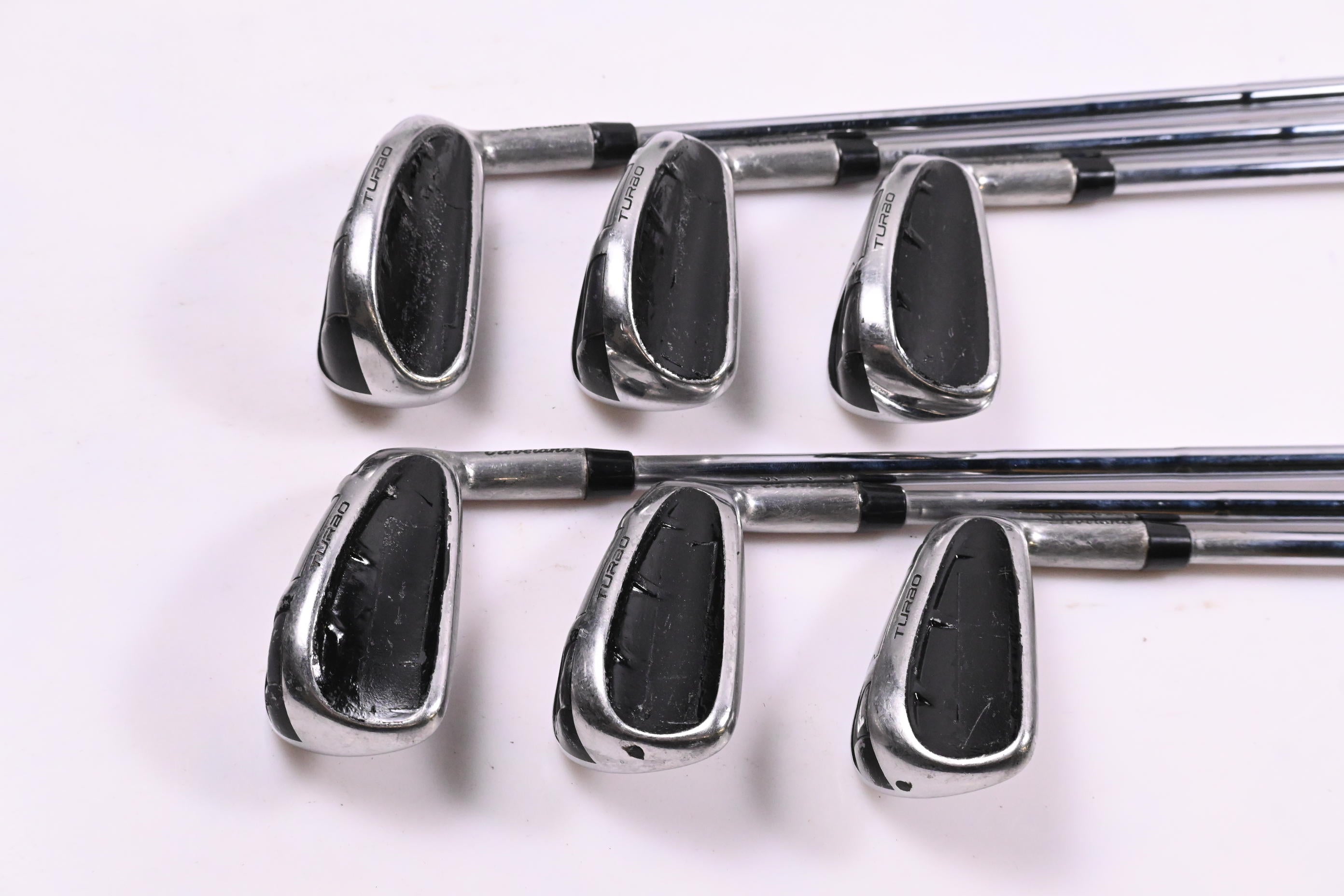 Cleveland Launcher HB Turbo Irons / 5-PW / Stiff Flex Steel Shafts