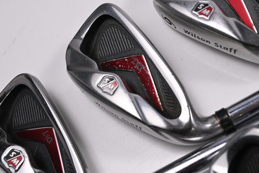 Left Hand Wilson Fat Shaft Irons / 4-PW+SW / Uniflex True Temper TX-105 Shafts