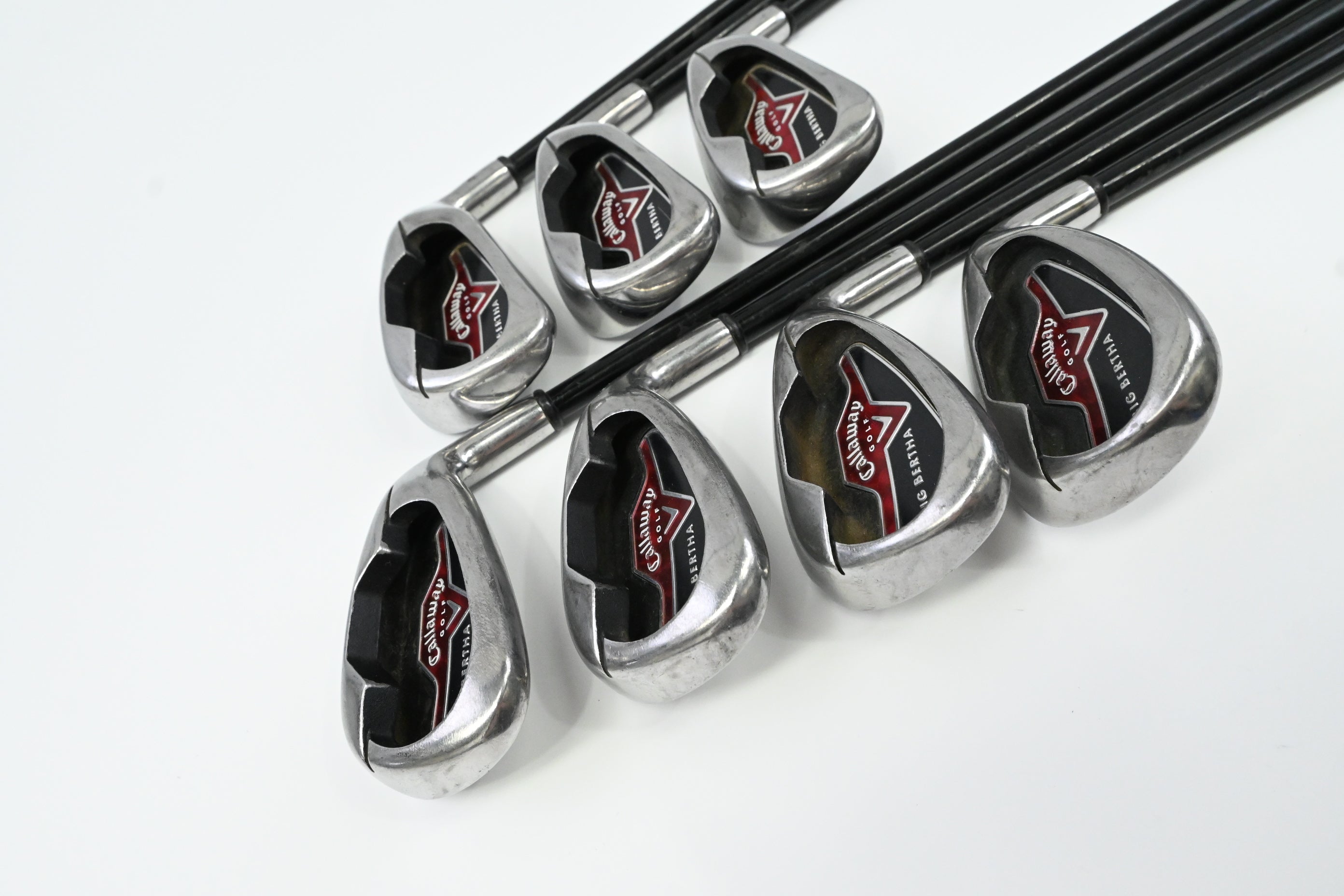 Callaway Big Bertha 2004 Irons / 5-PW+SW / Regular Flex Callaway 75 Shafts