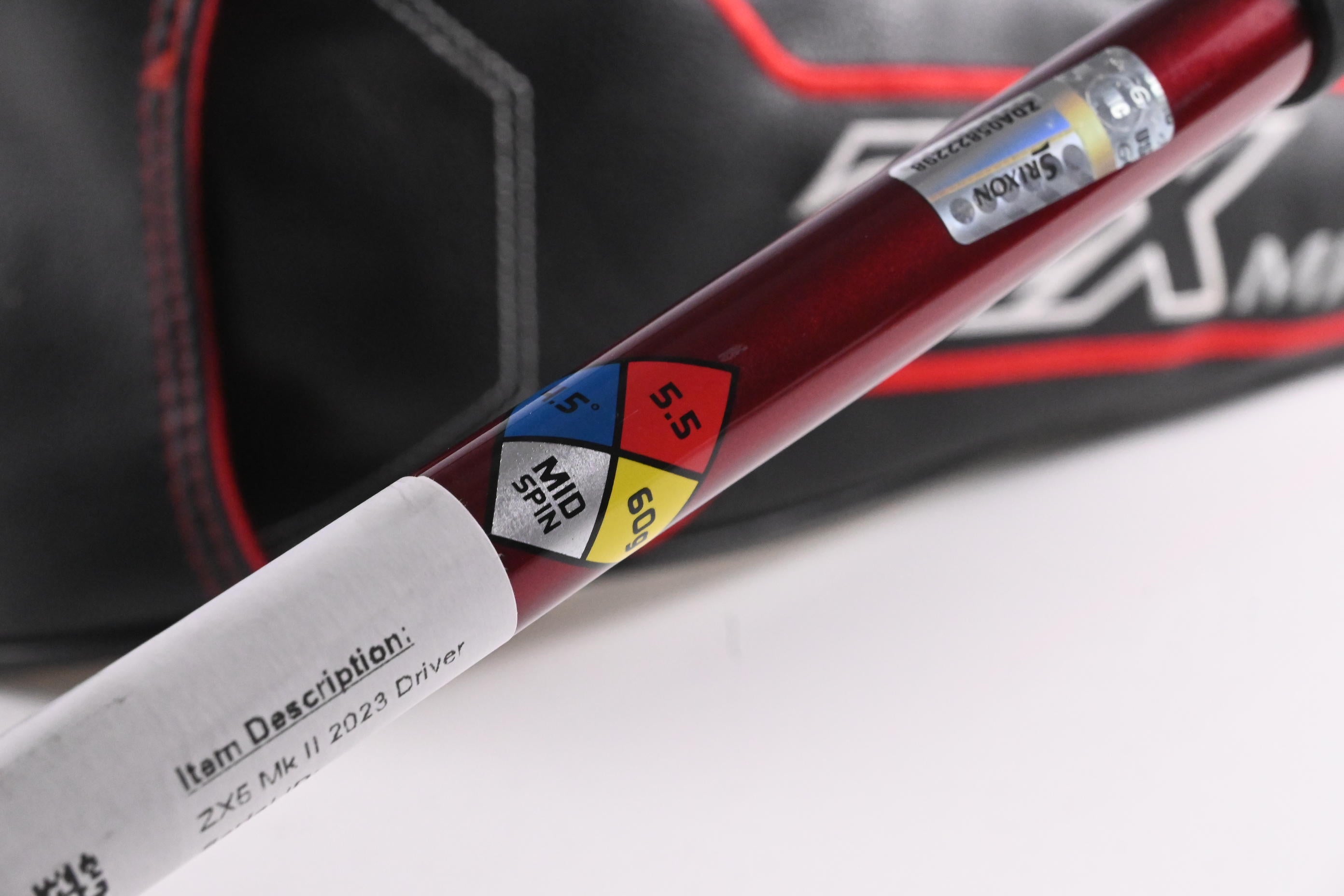 Srixon ZX5 Mk II Driver 2023 / 10.5 Degree / Regular Flex HZRDUS Smoke Red RDX