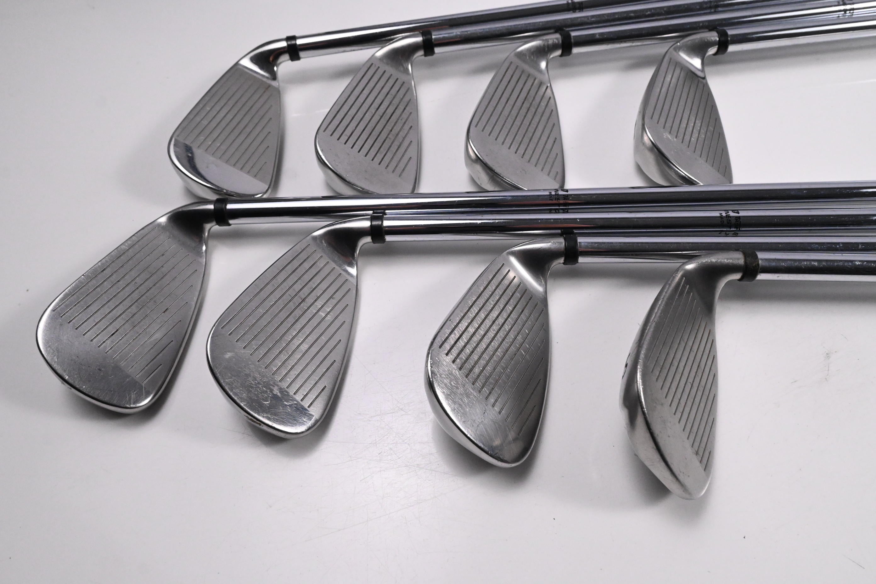 Left Hand Wilson Fat Shaft Irons / 4-PW+SW / Uniflex True Temper TX-105 Shafts