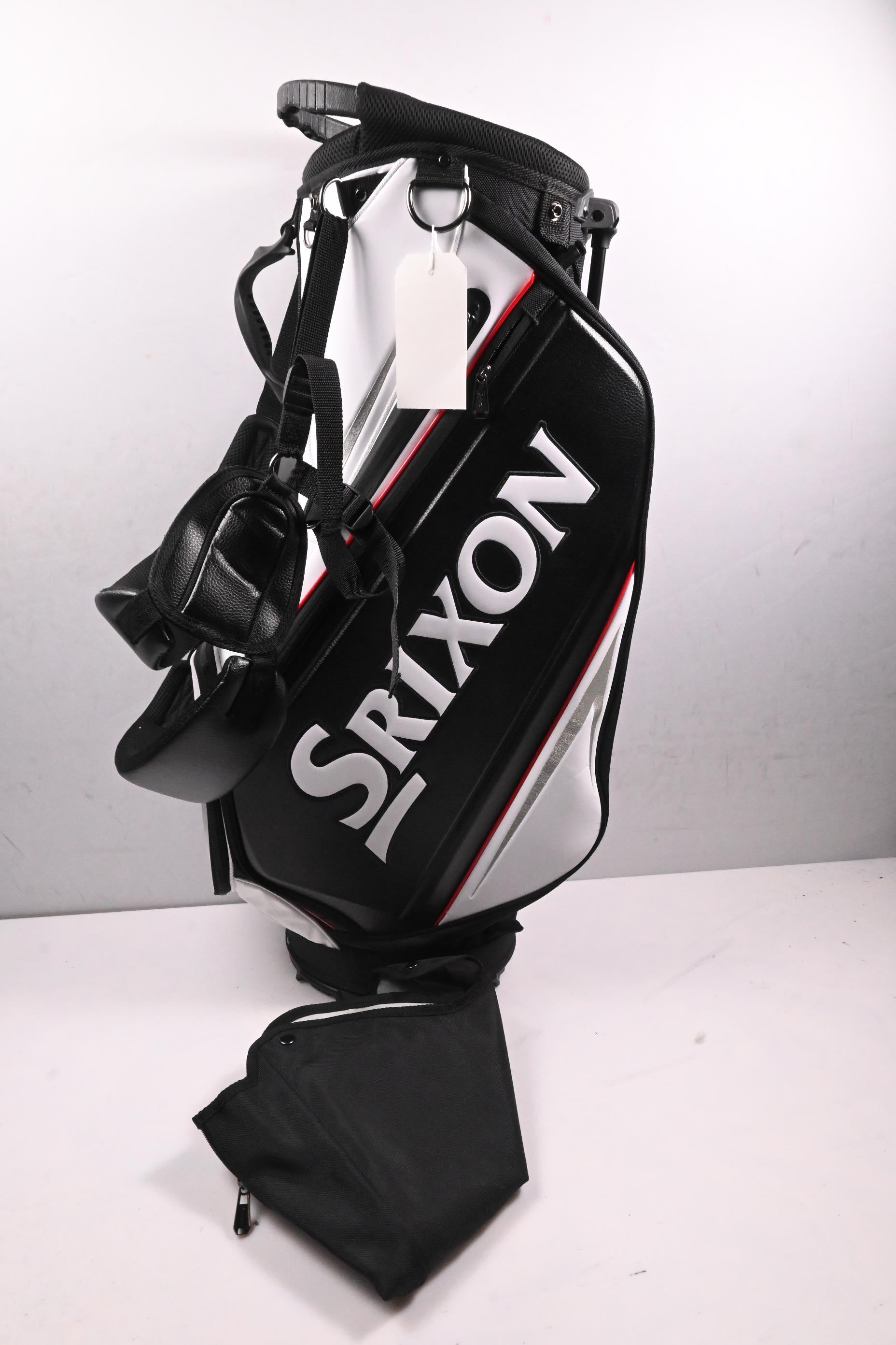 Srixon Tour Stand Bag / 5-Way Divider / Black, White, Red
