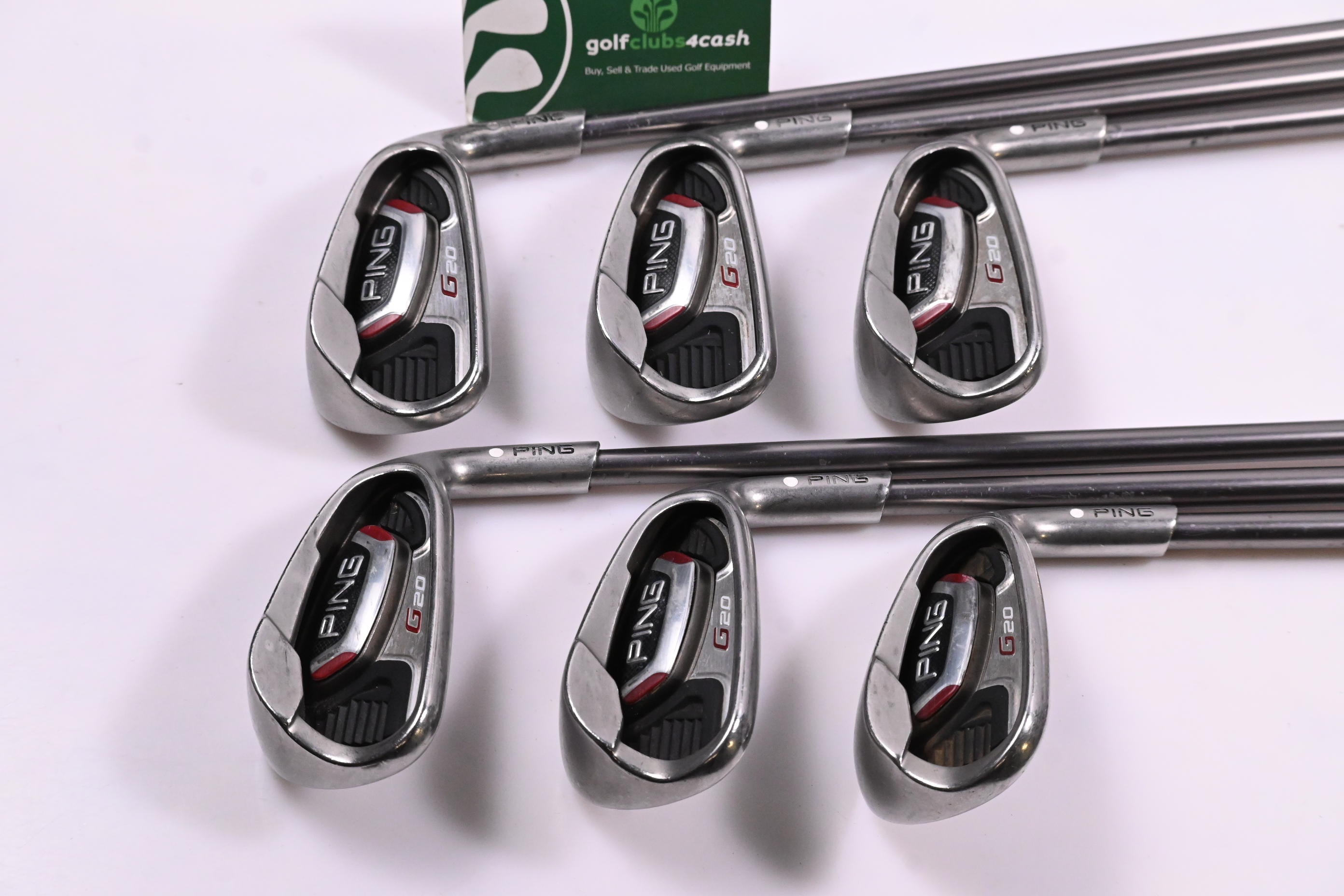 Ladies Ping G20 Irons / 6-PW+SW / White Dot / Ladies Flex Ping TFC 169 Shafts