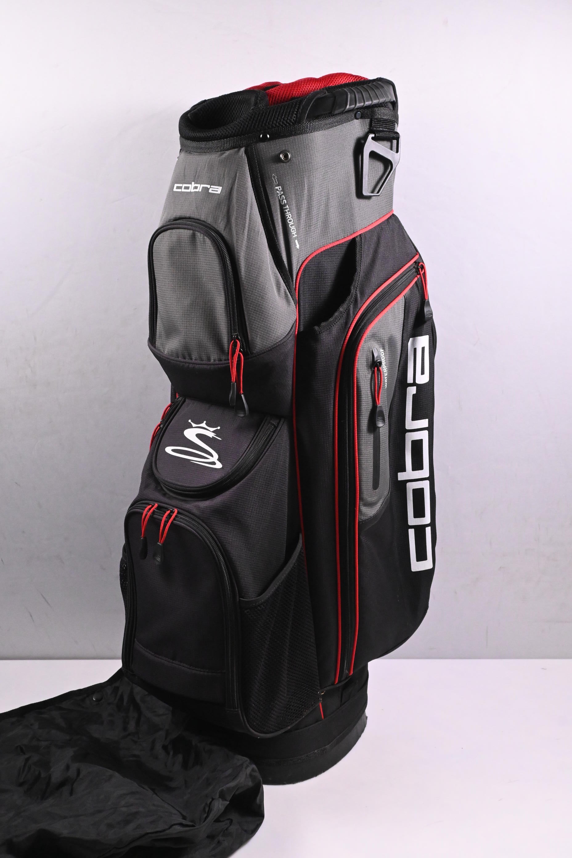 Cobra Cart Bag / 14-Way Divider / Black, Grey