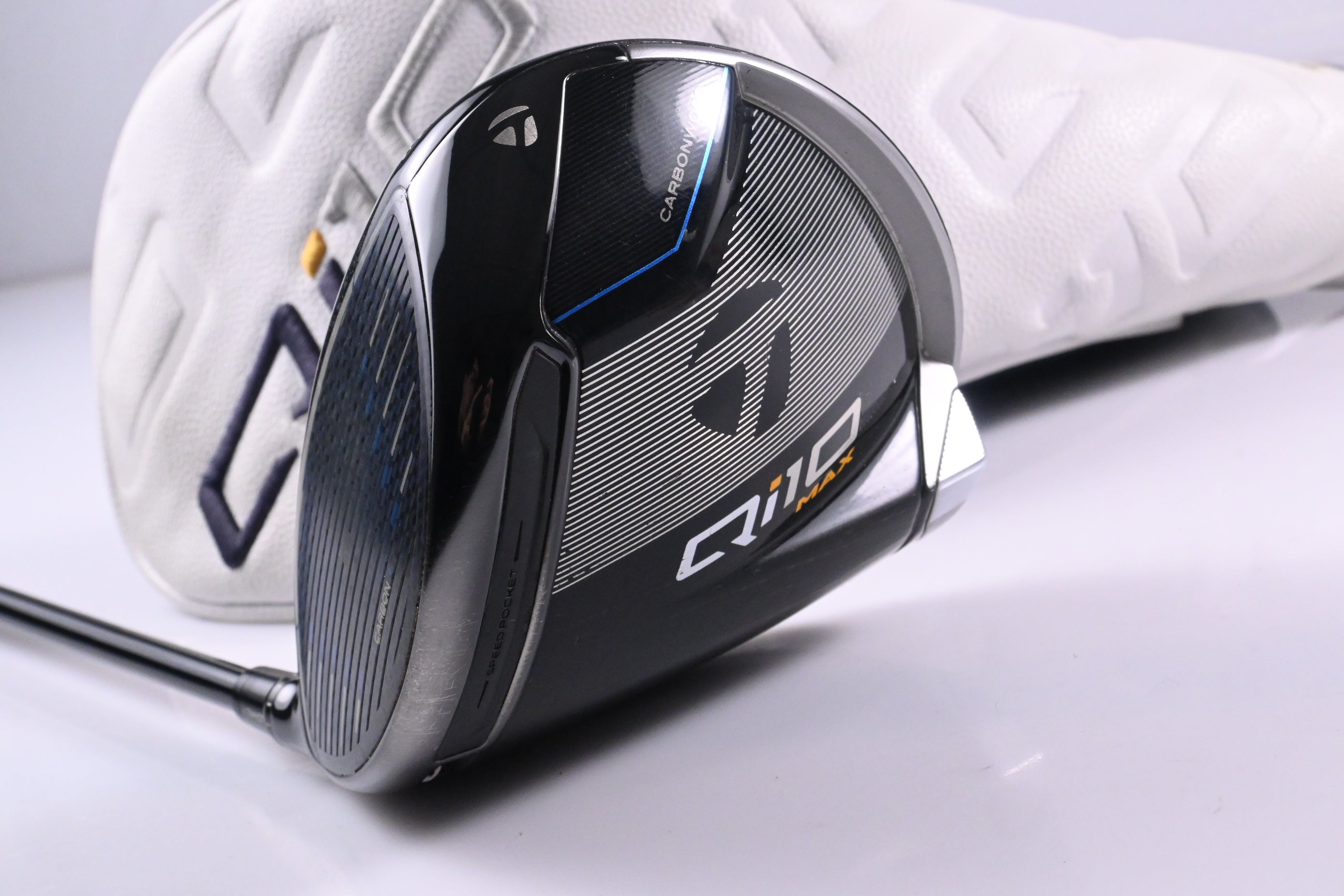 Left Hand Taylormade Qi10 Max Driver / 12 Degree / Stiff Flex Ventus TR Red 5